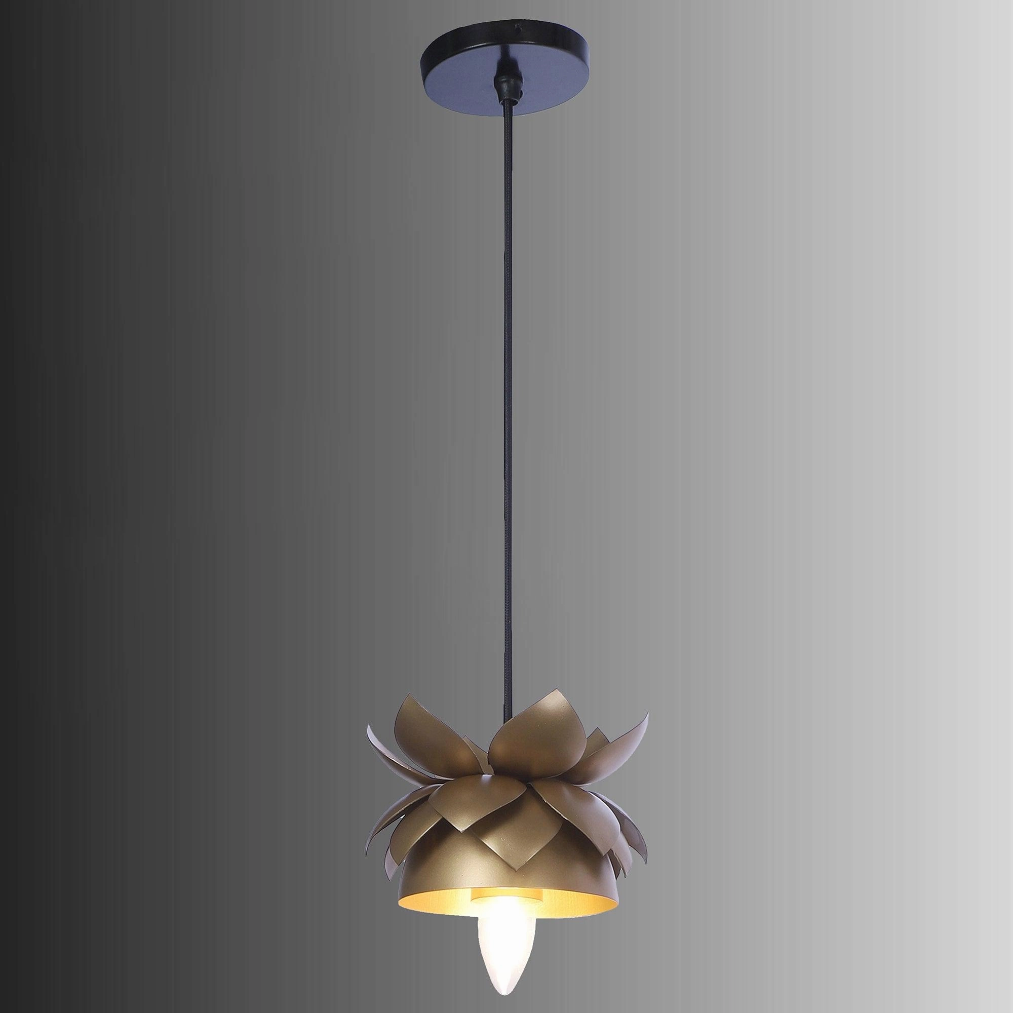 Hang Gold Metal Hanging Light by SS Lightings