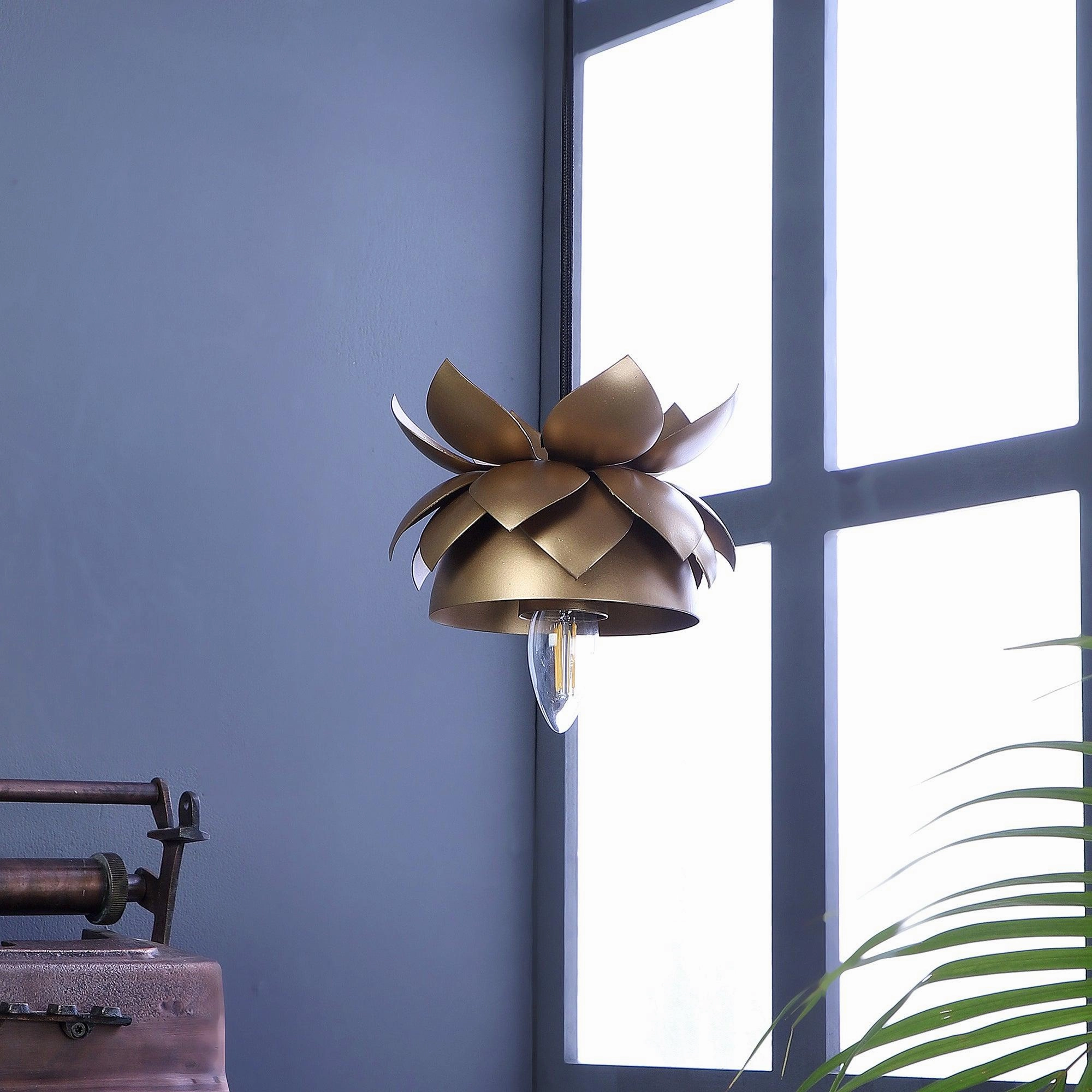 Hang Gold Metal Hanging Light by SS Lightings contemporary ceiling fixture