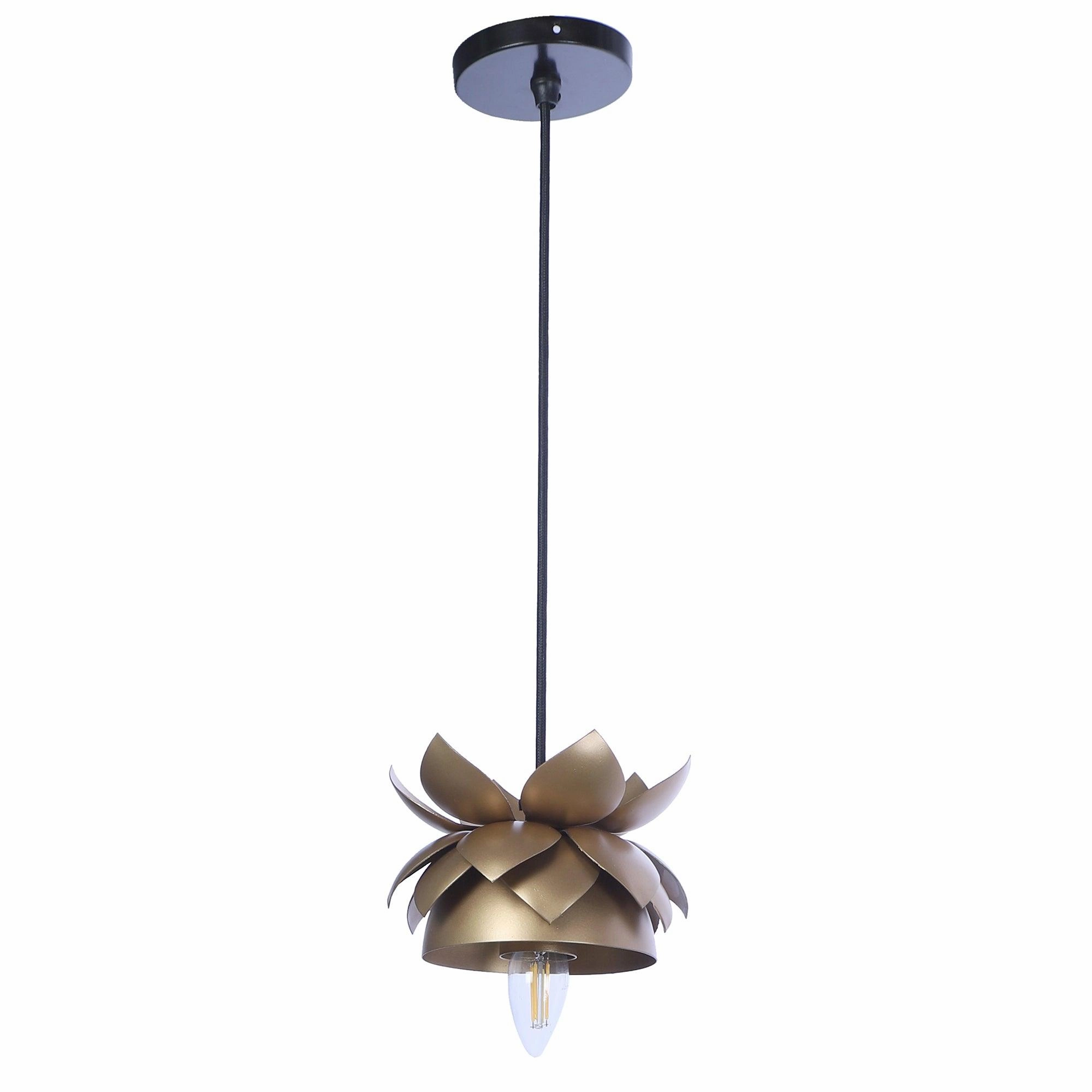 Hang Gold Metal Hanging Light by SS Lightings