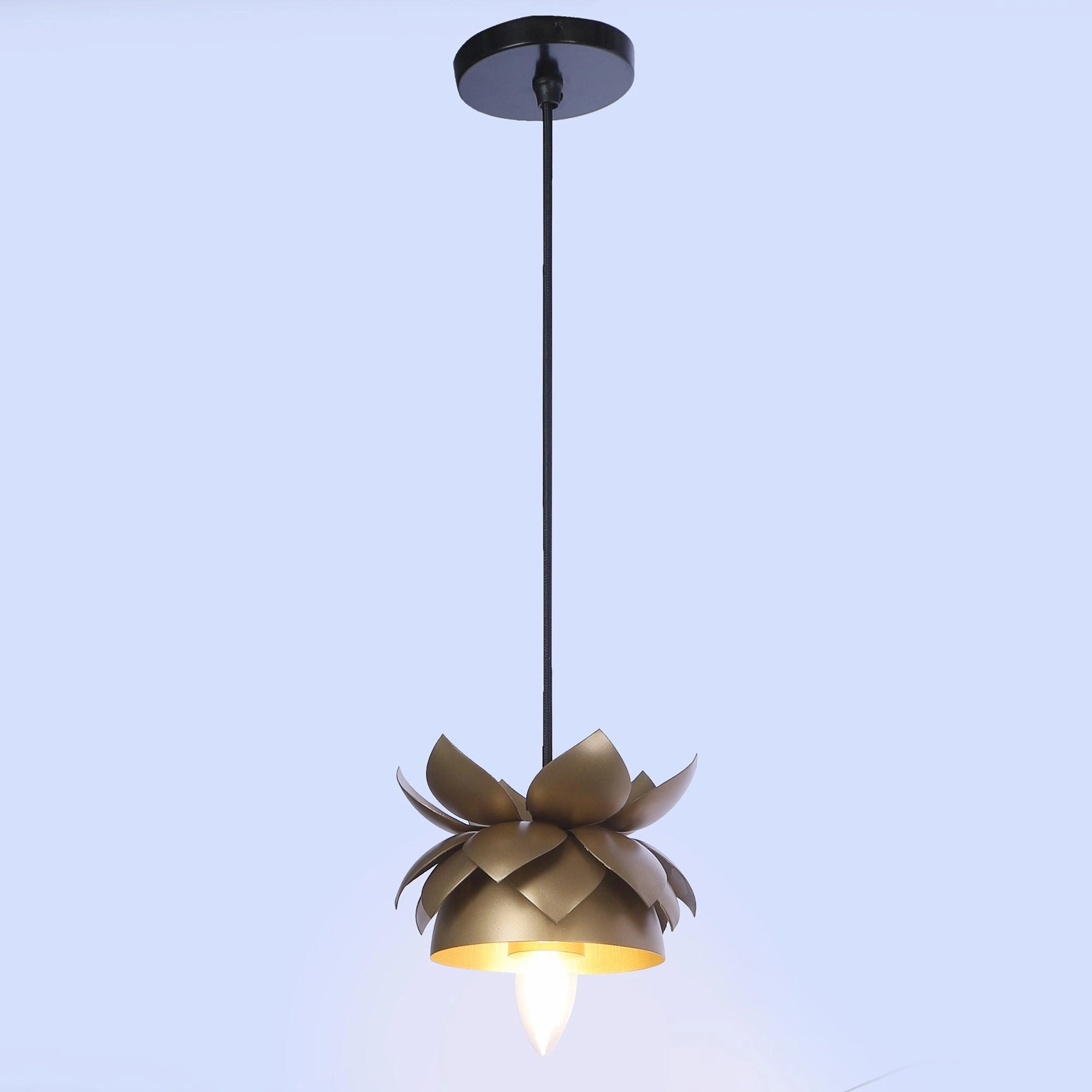 Hang Gold Metal Hanging Light by SS Lightings