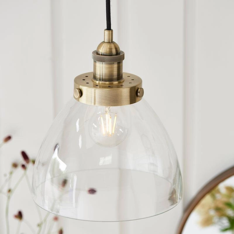 Hansen Brass Pendant Ceiling Light