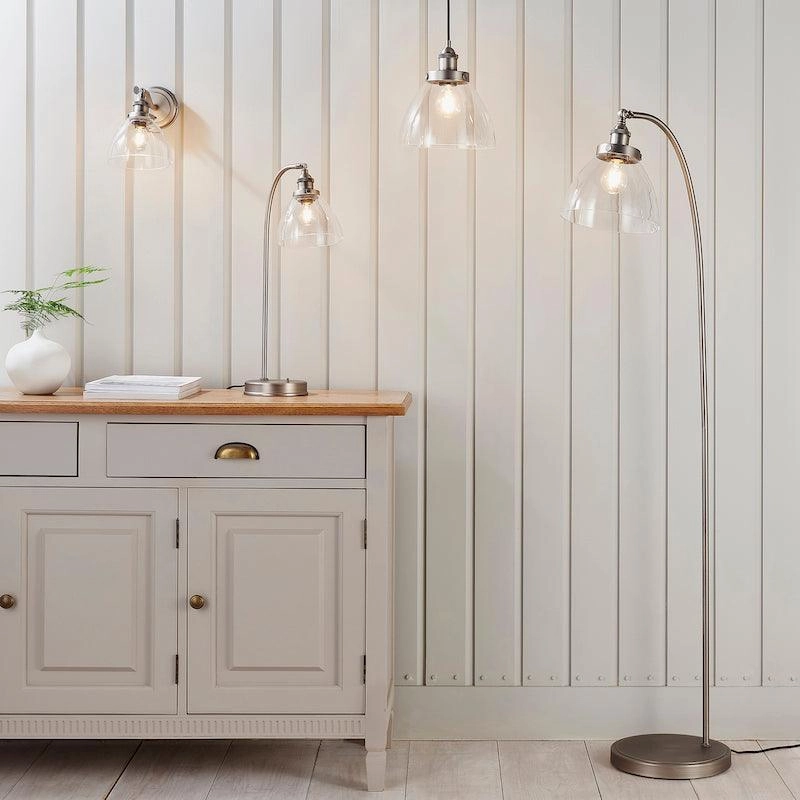Hansen Brushed Silver Pendant Light