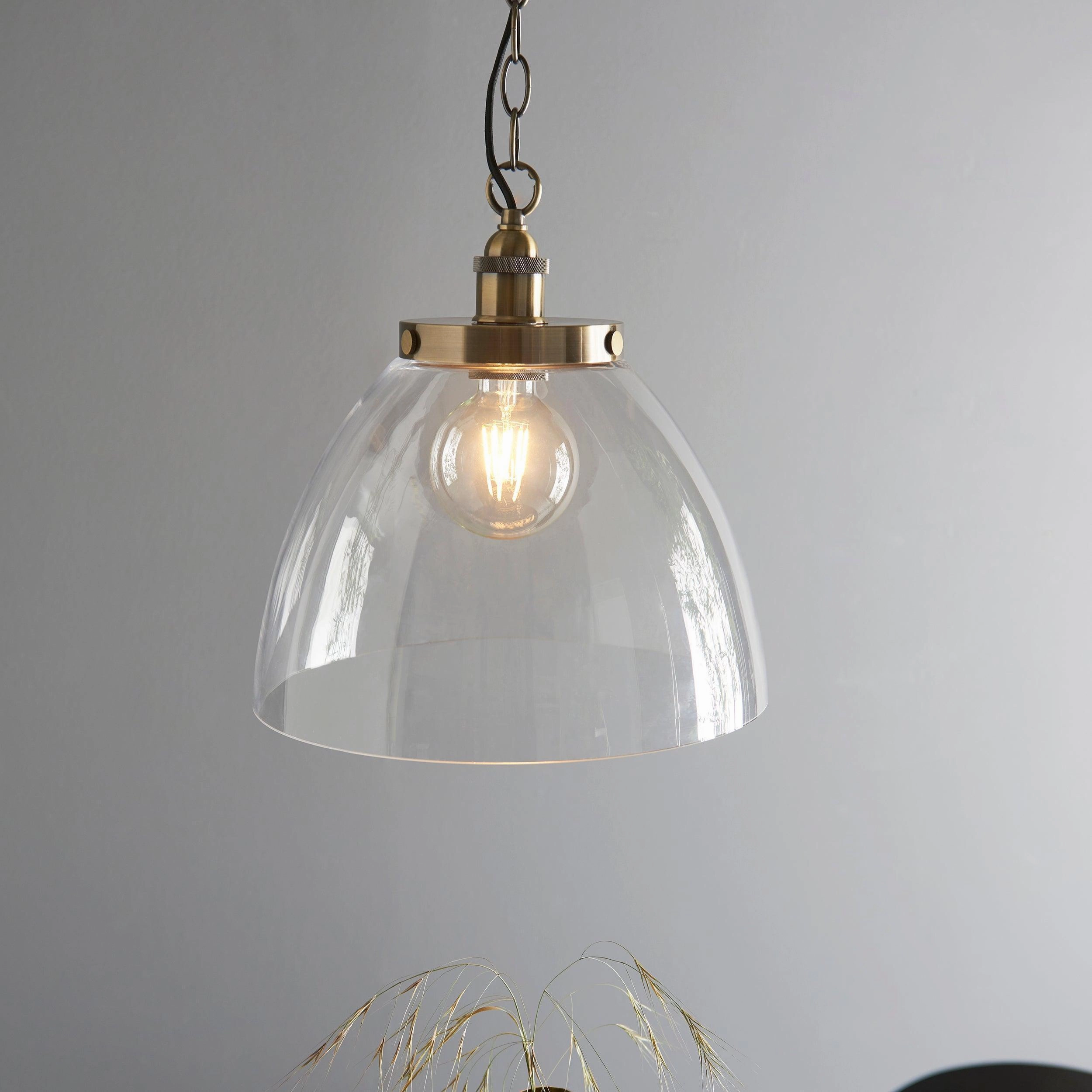 Hansen Grand Brass Pendant Ceiling Light