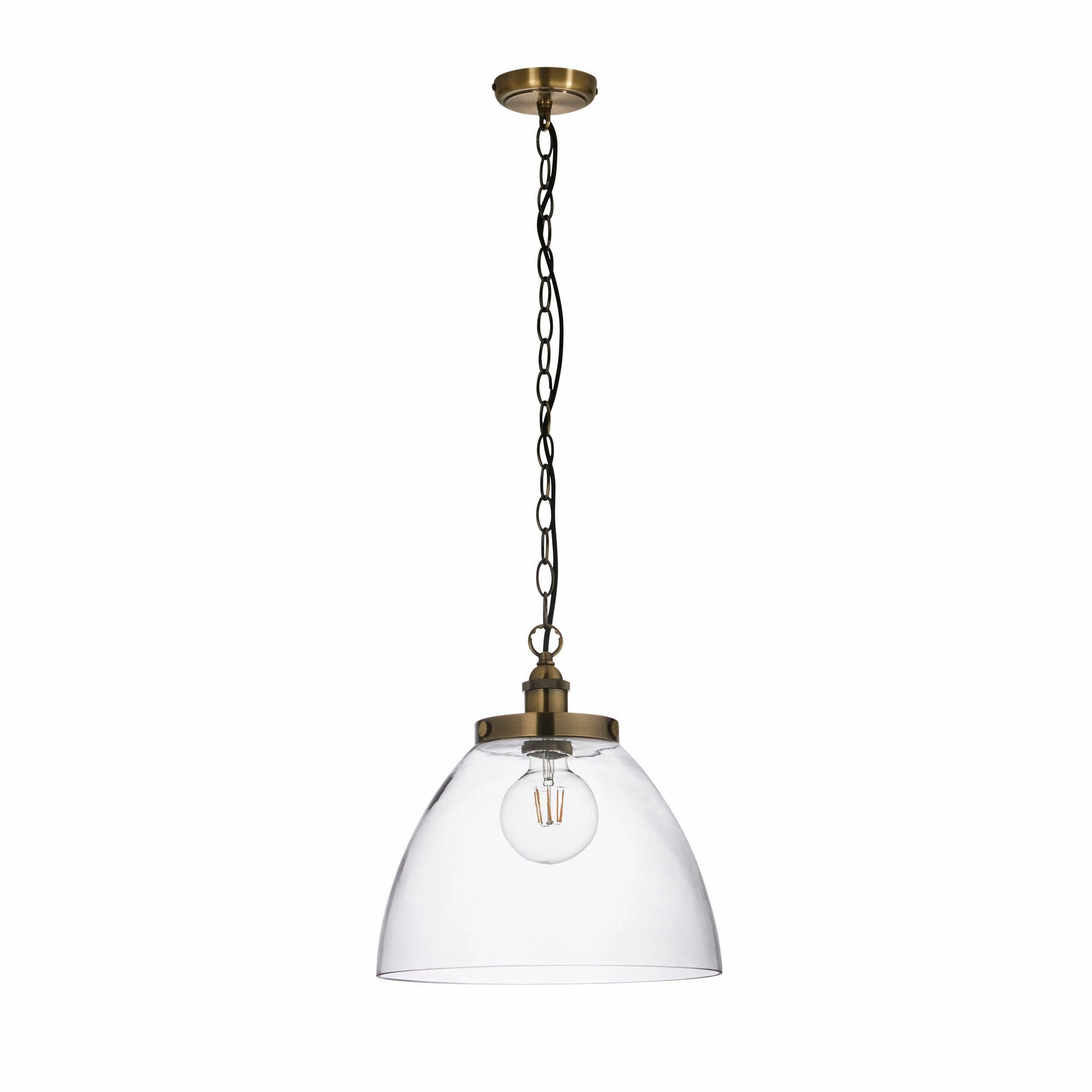 Hansen Grand Brass Pendant Ceiling Light