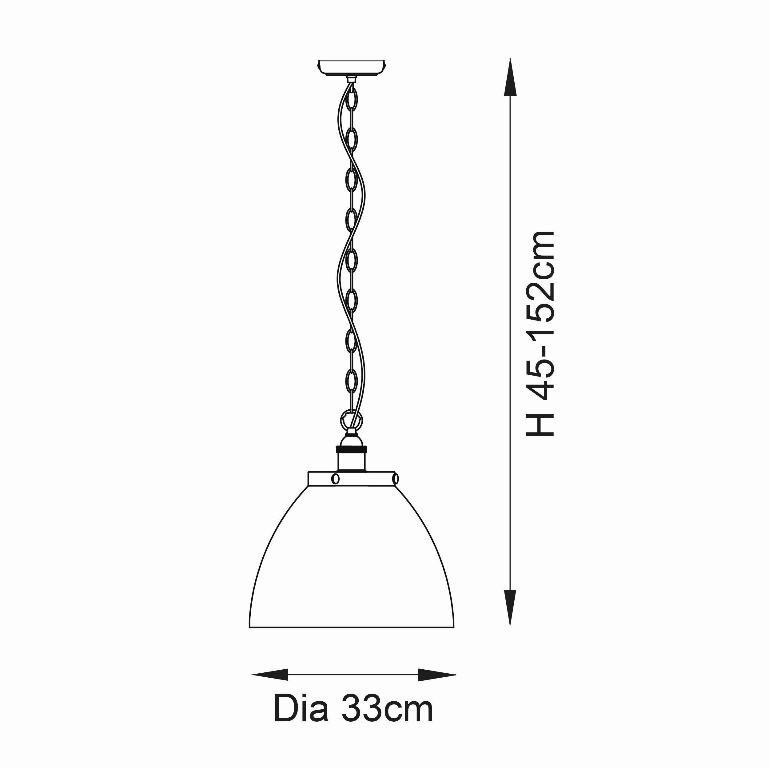 Hansen Grand Brass Pendant Ceiling Light