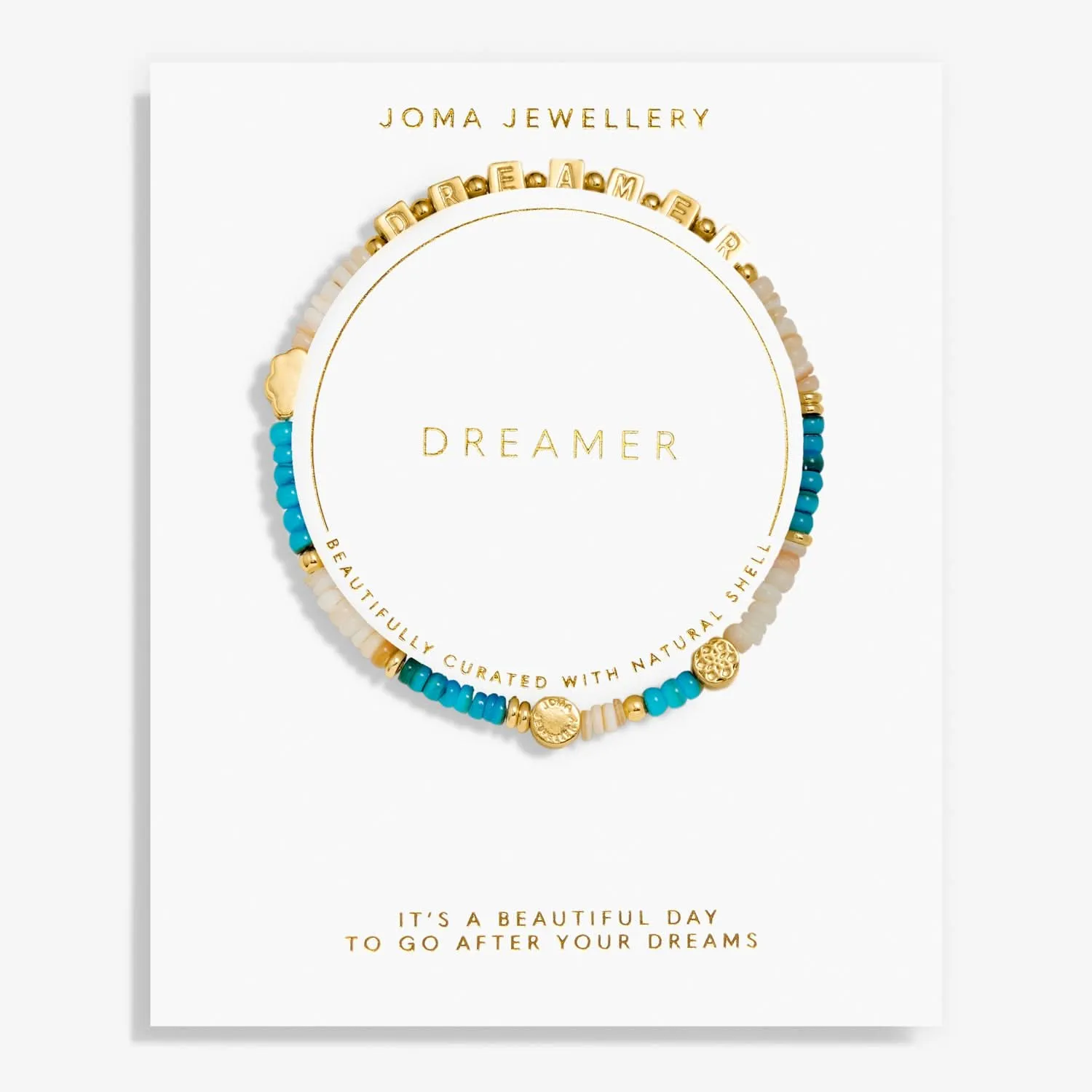 Happy Little Moments Dreamer Gold Plated Bracelet 7529 Joma Jewellery