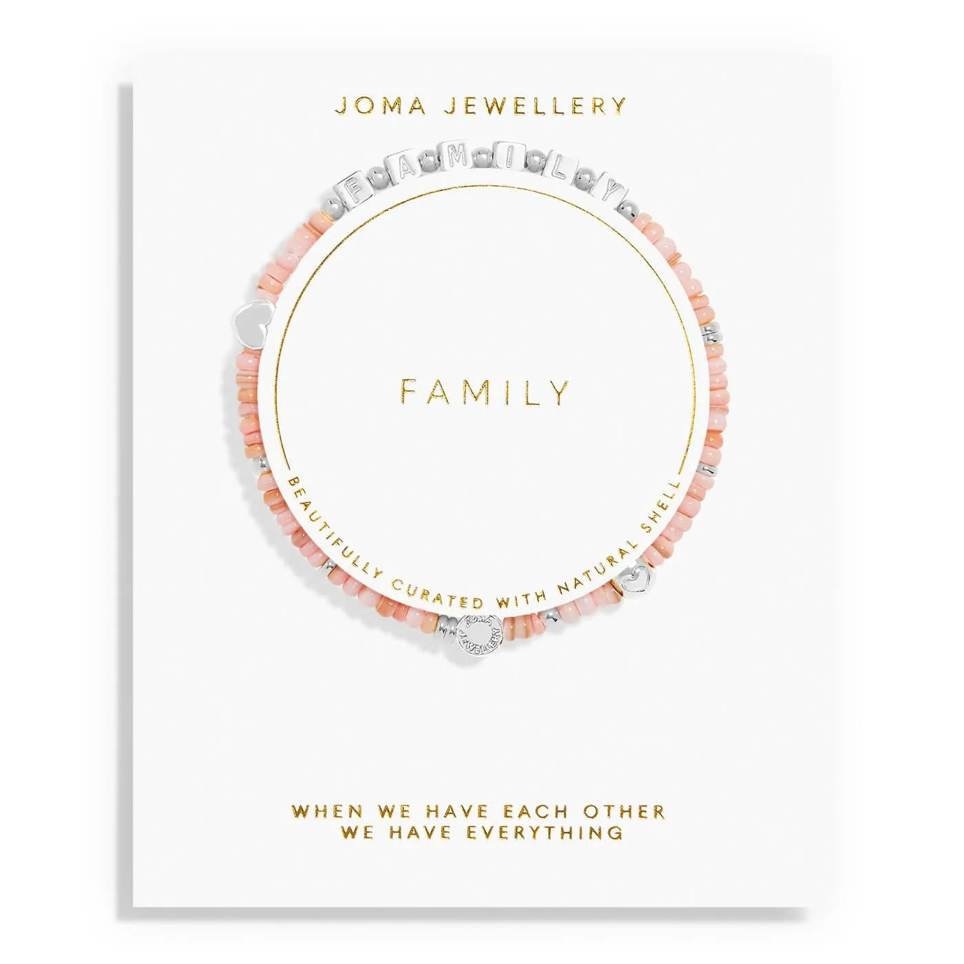 Happy Little Moments Family Silver Plated Bracelet 7524 Joma Jewellery