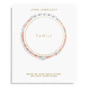 Happy Little Moments Family Silver Plated Bracelet 7524 Joma Jewellery