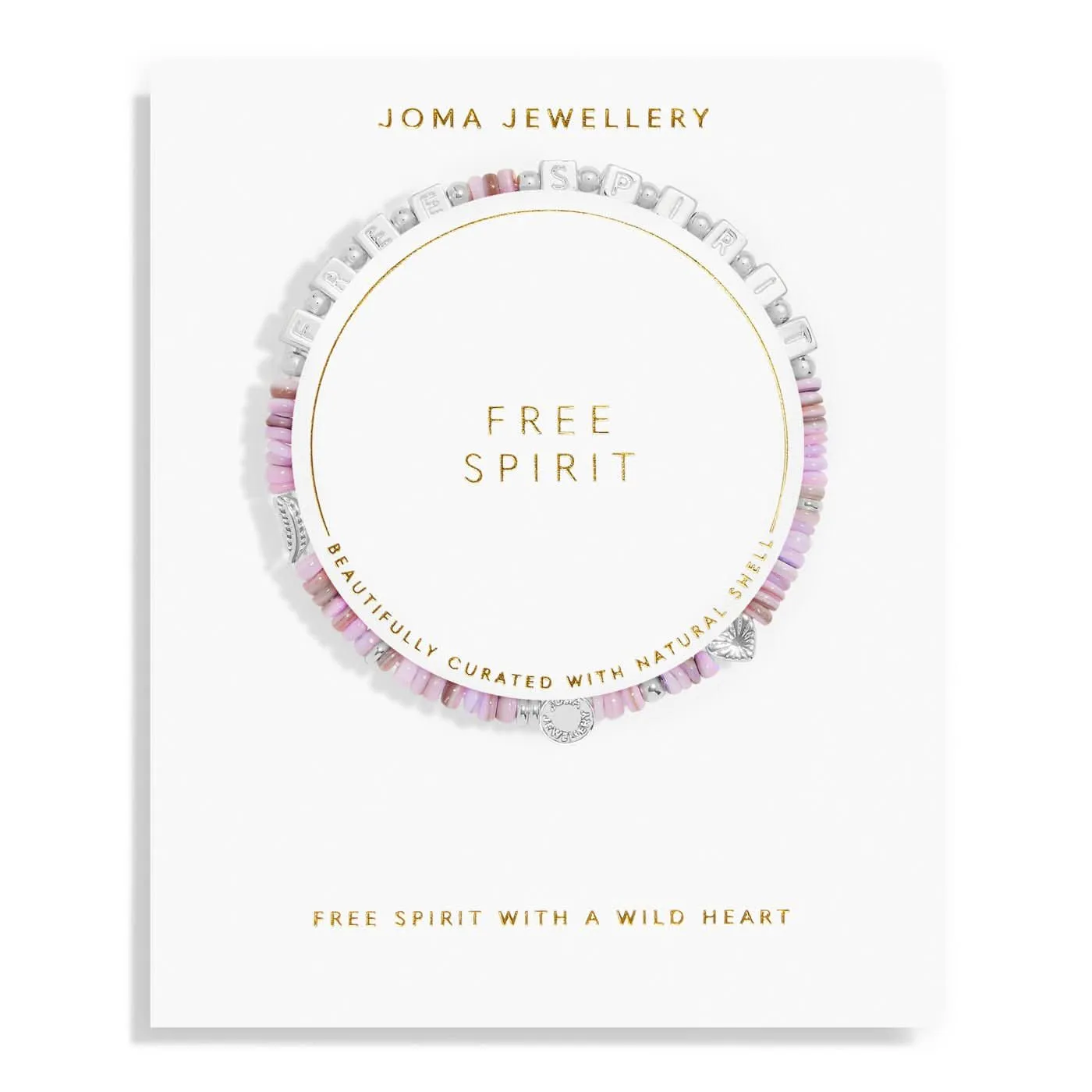 Happy Little Moments Free Spirit Silver Plated Bracelet 7525 Joma Jewellery