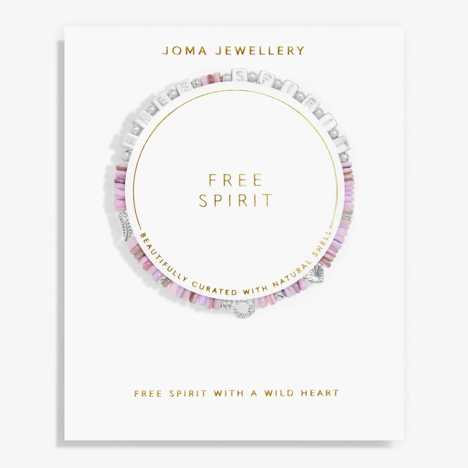 Happy Little Moments Free Spirit Silver Plated Bracelet 7525 Joma Jewellery