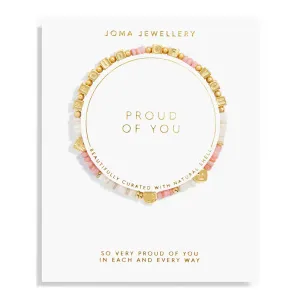 Happy Little Moments Proud Of You Gold Plated Bracelet 7523 Joma Jewellery