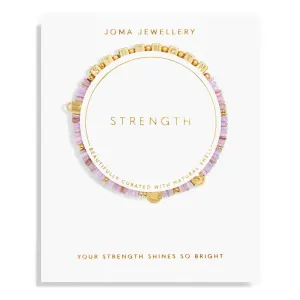 Happy Little Moments Strength Gold Plated Bracelet 7528 Joma Jewellery