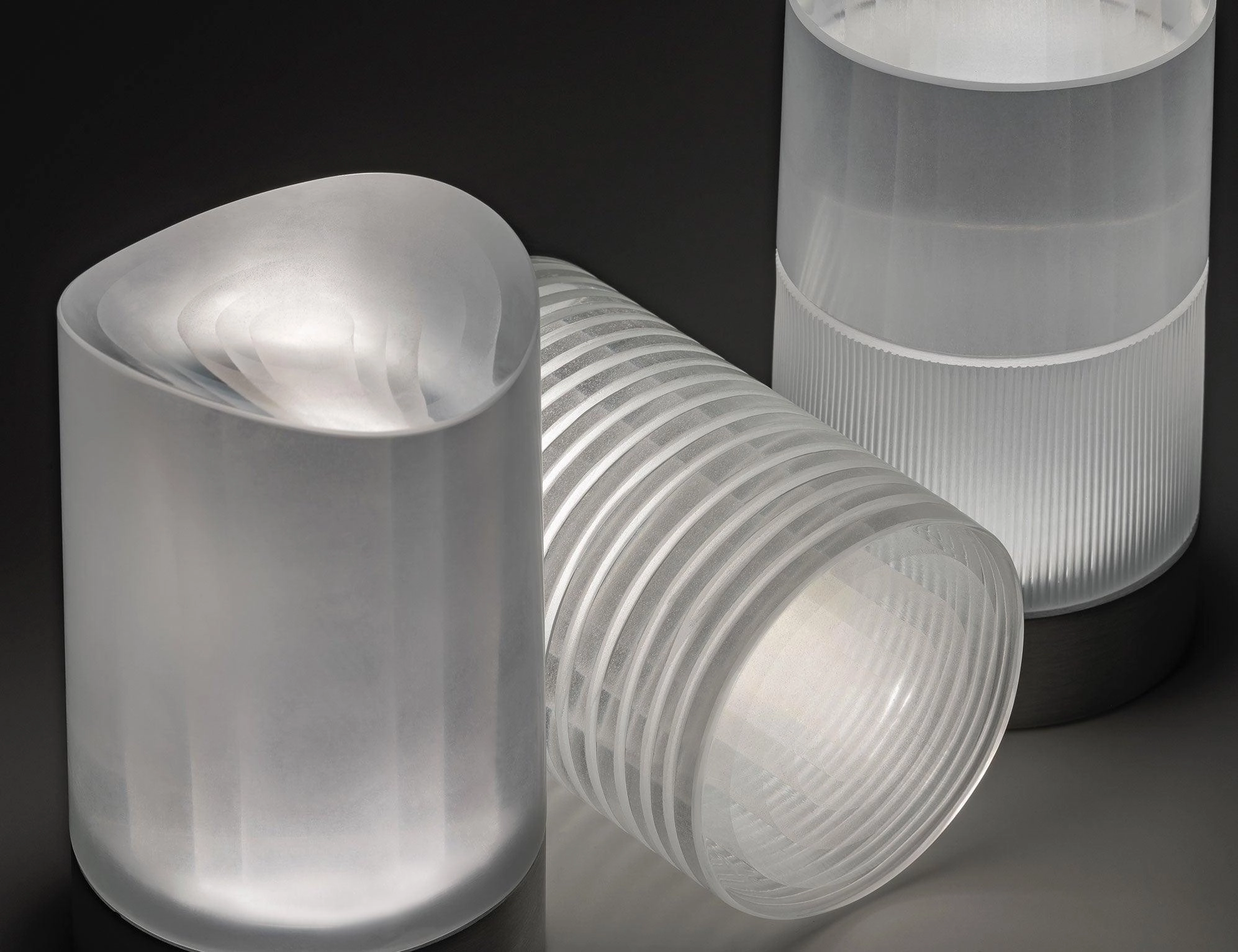 Haute Stripe Rechargeable Table Lamp
