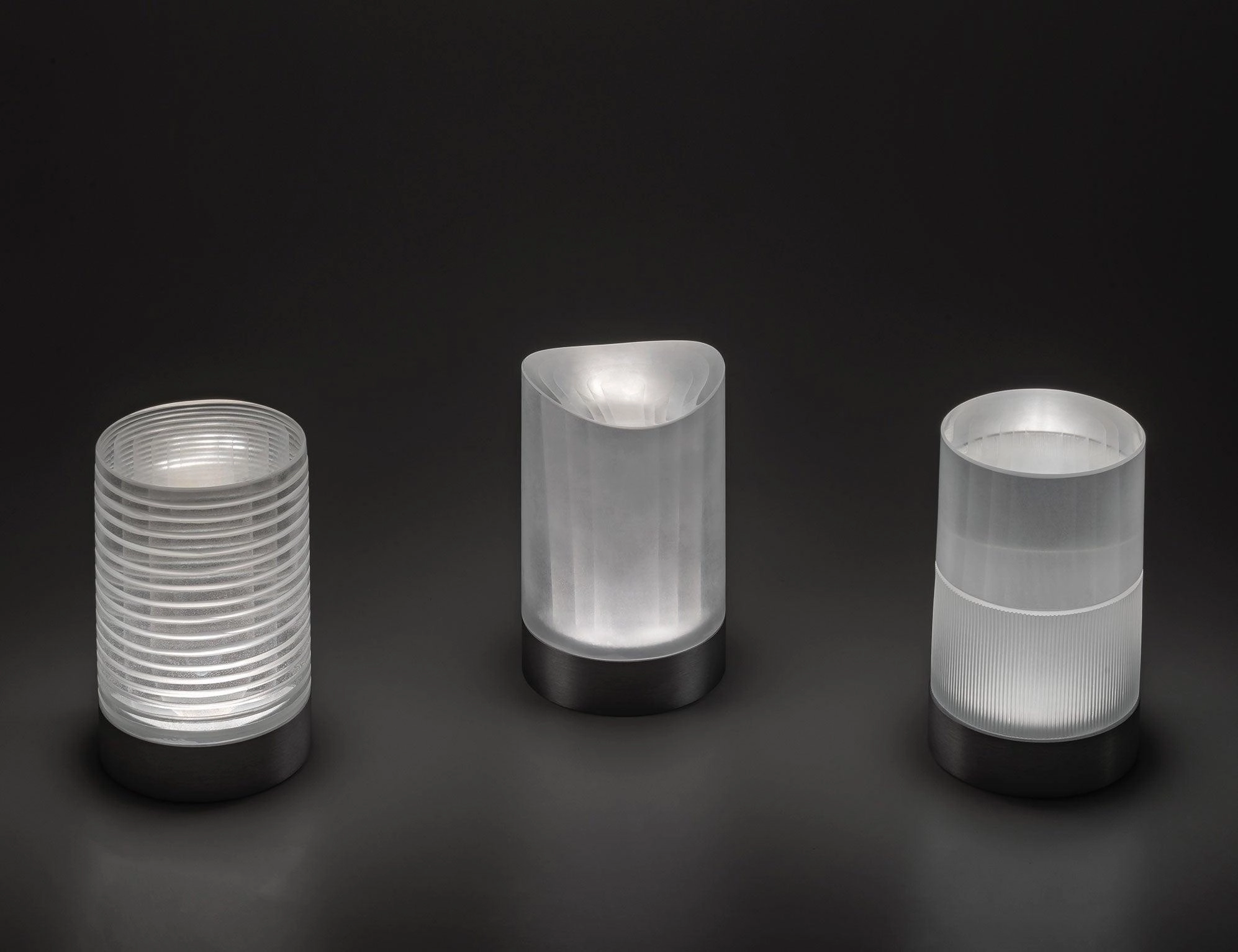 Haute Stripe Rechargeable Table Lamp