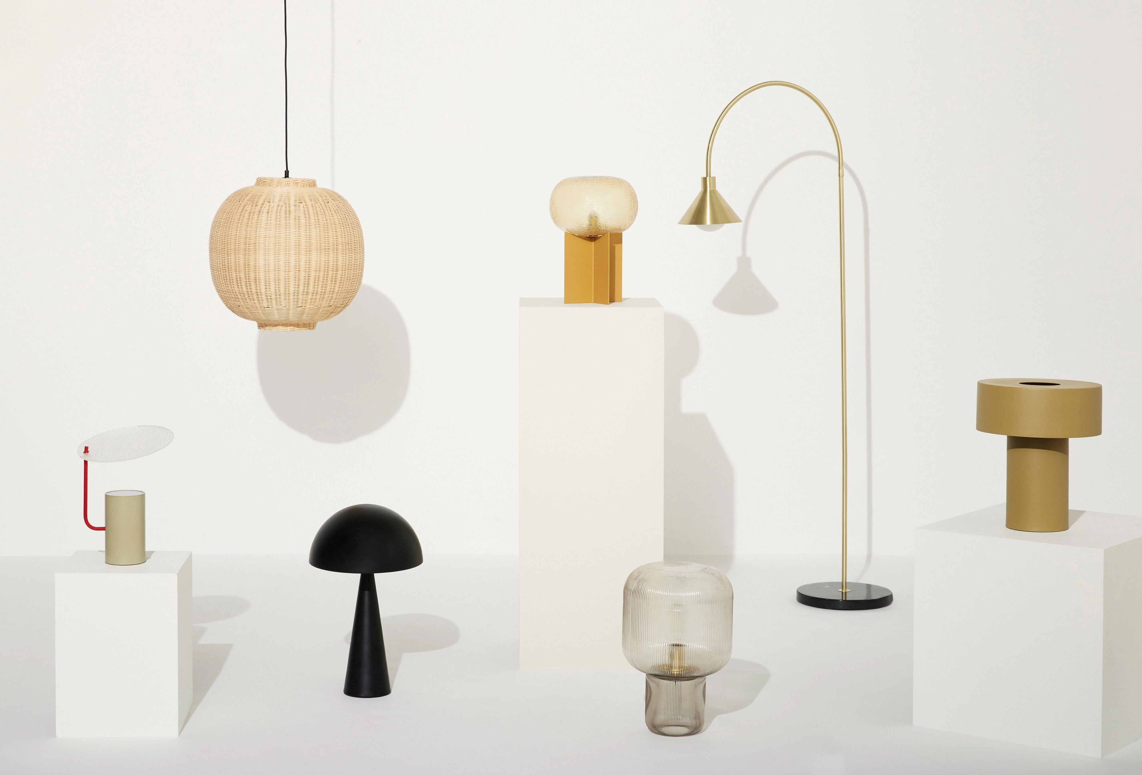 Hbsch Aki Table Lamp Khaki