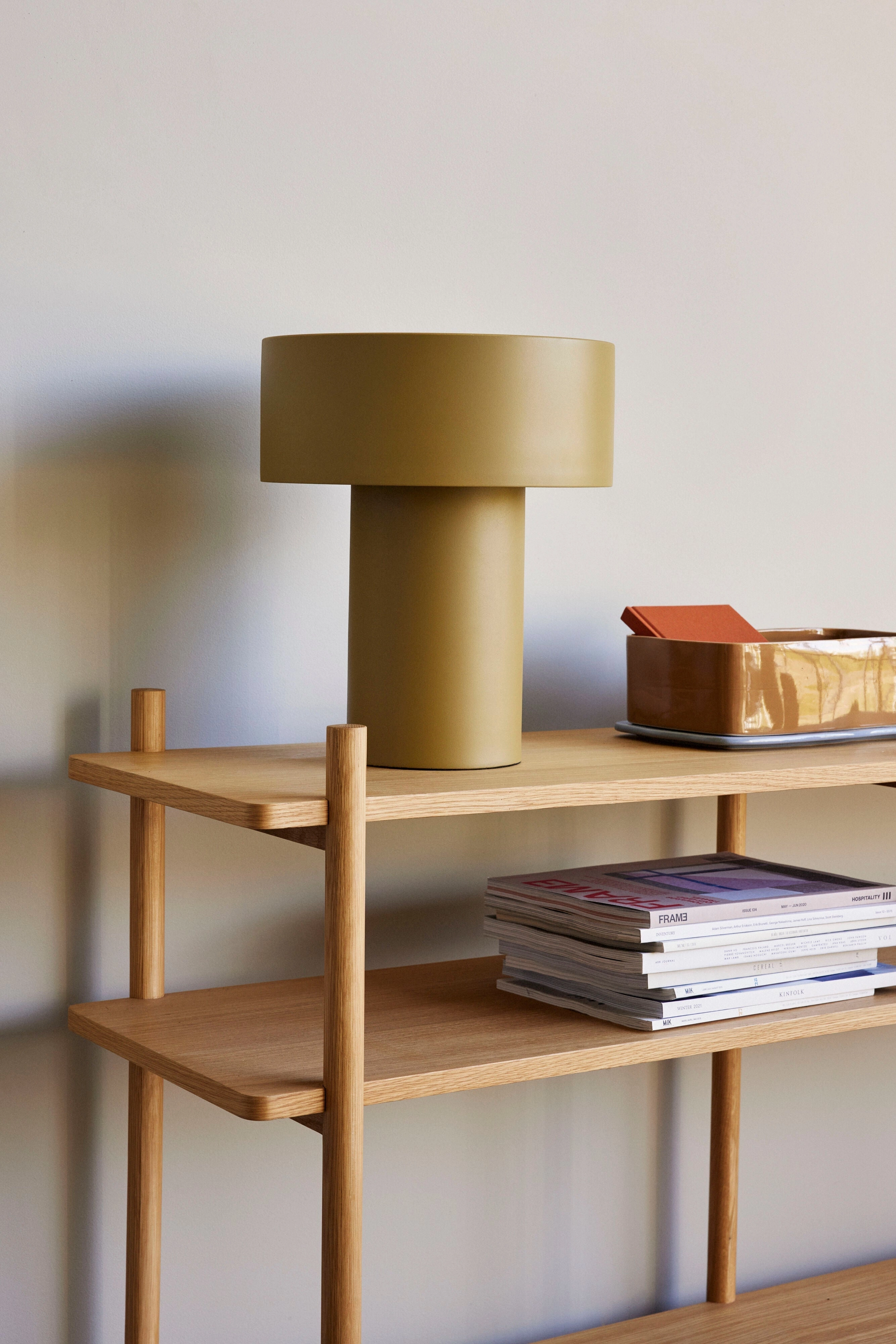 Hbsch Aki Table Lamp Khaki