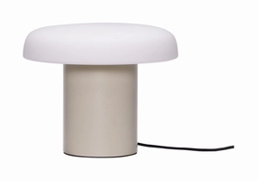 Hbsch Ateliers Table Lamp, Sand/White designer outdoor lamp