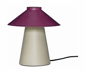 Hbsch Chipper Table Lamp, Burgundy/Sand designer outdoor lamp