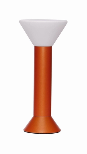 Hbsch Flash Portable Lamp, Orange designer outdoor lamp