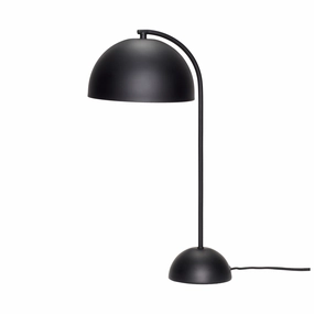 Hbsch Form Table Lamp, Black designer outdoor lamp