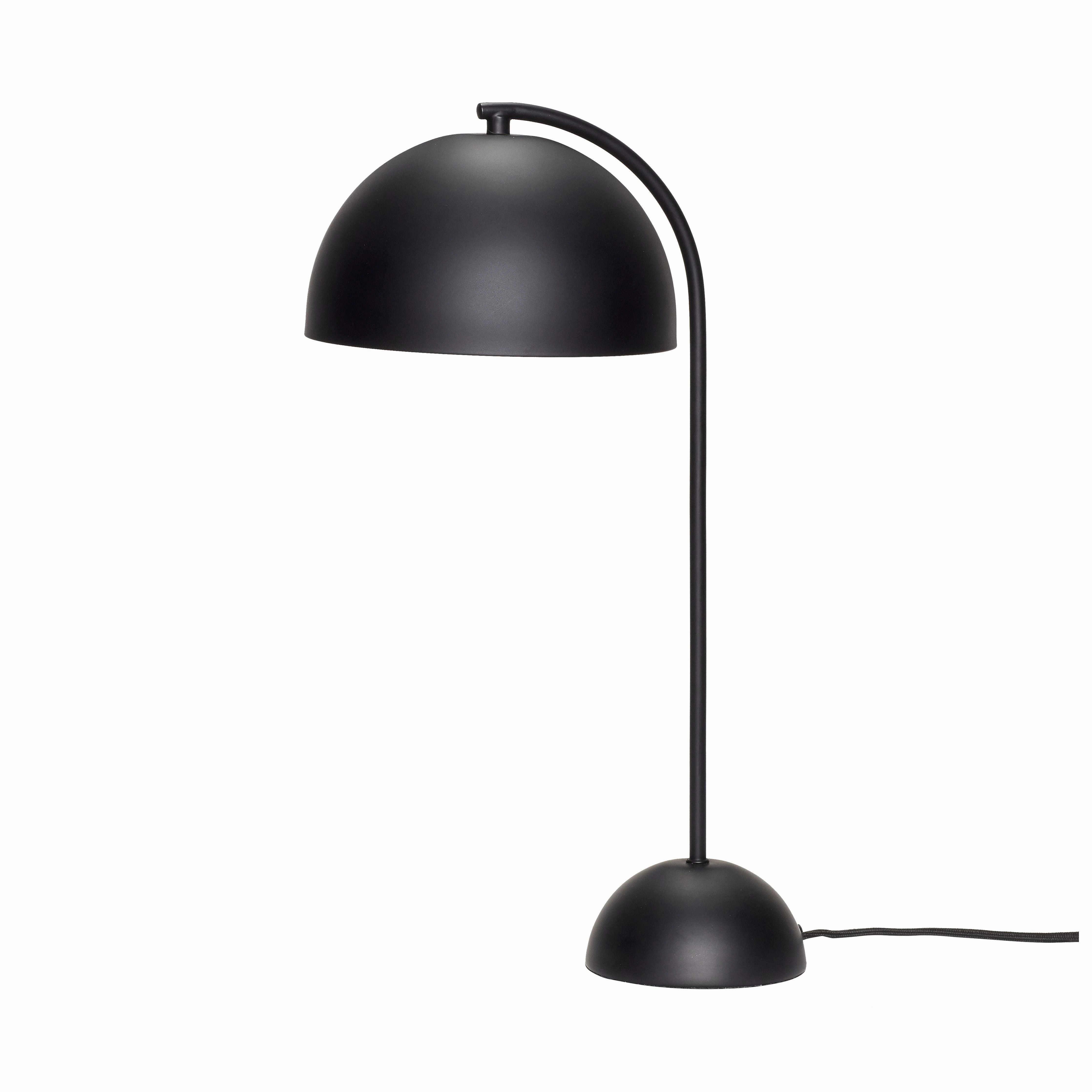 Hbsch Form Table Lamp, Black designer outdoor lamp