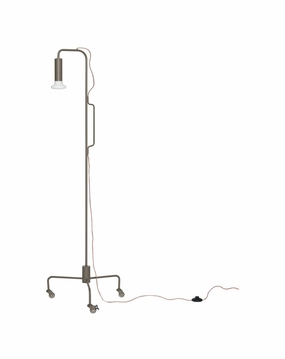Hbsch Iso Floor Lamp, Brown garden LED light