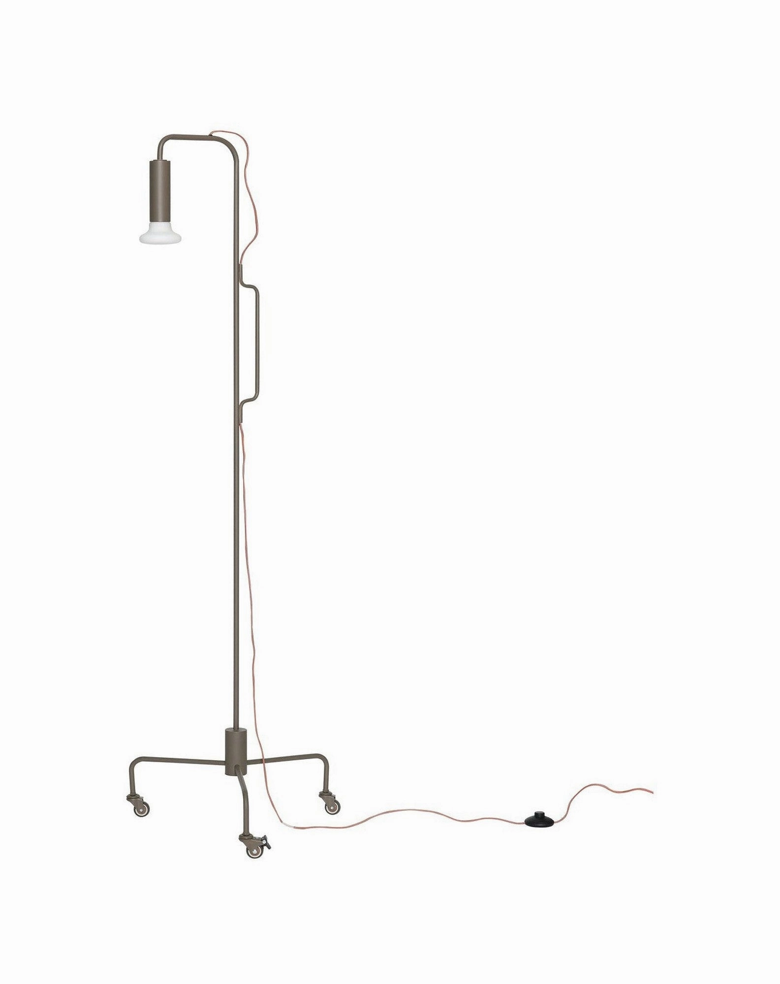 Hbsch Iso Floor Lamp, Brown garden LED light