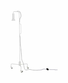 Hbsch Iso Floor Lamp, Light Grey garden LED light