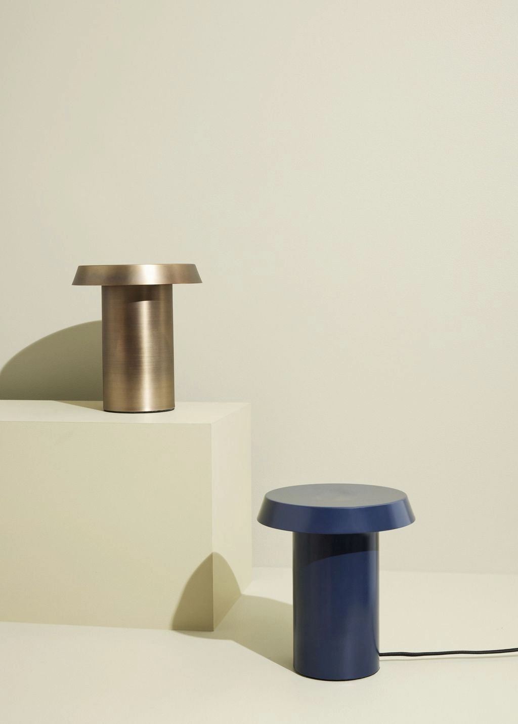 Hbsch Keen Table Lamp, Burnished Brass