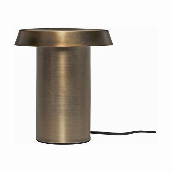 Hbsch Keen Table Lamp, Burnished Brass