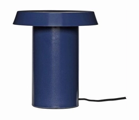 Hbsch Keen Table Lamp, Dark Blue designer outdoor lamp