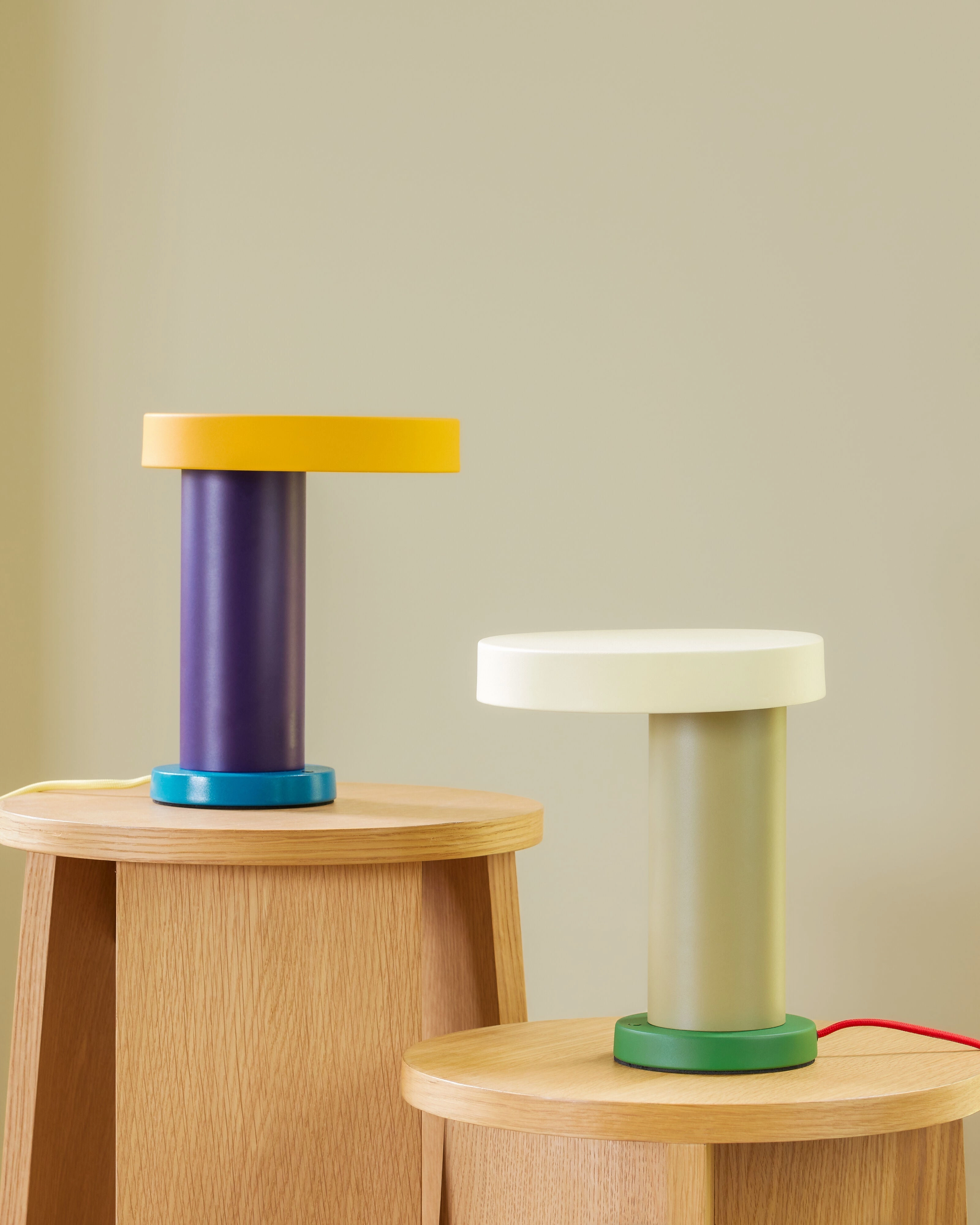 Hbsch Magic Table Lamp, Green/Olive