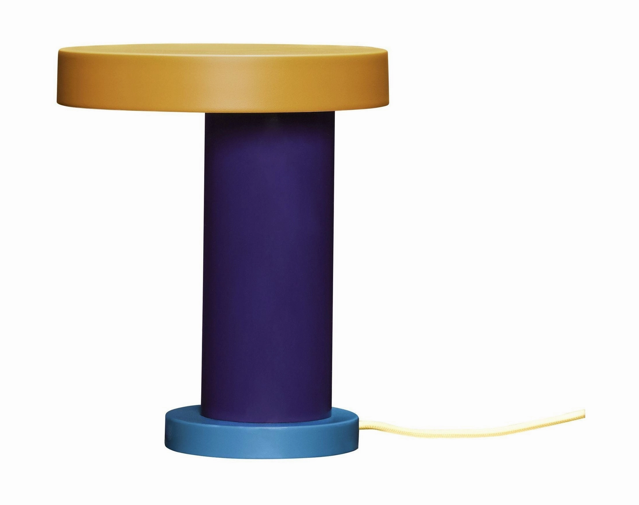 Hbsch Magic Table Lamp, Purple/Yellow designer outdoor lamp