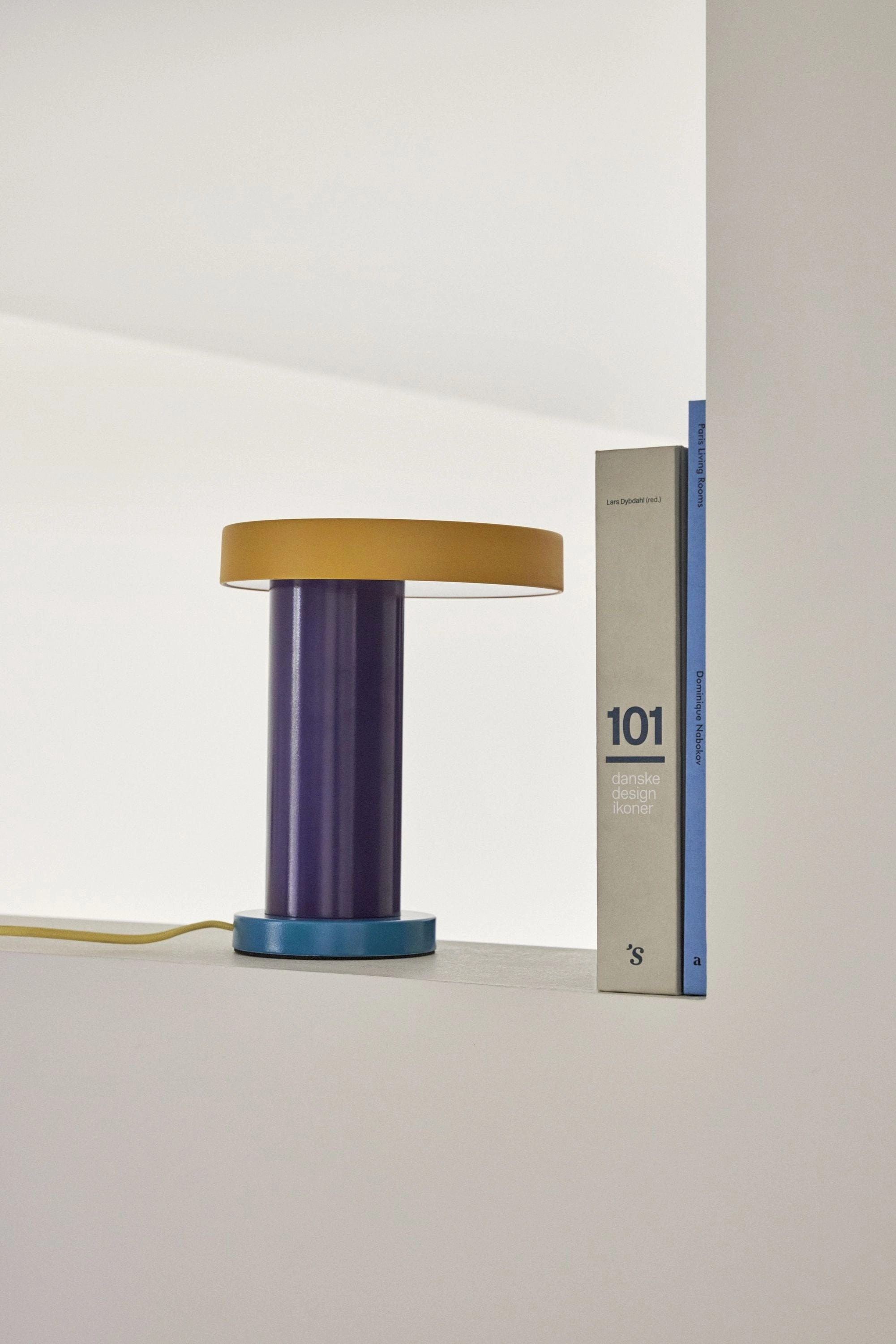 Hbsch Magic Table Lamp, Purple/Yellow