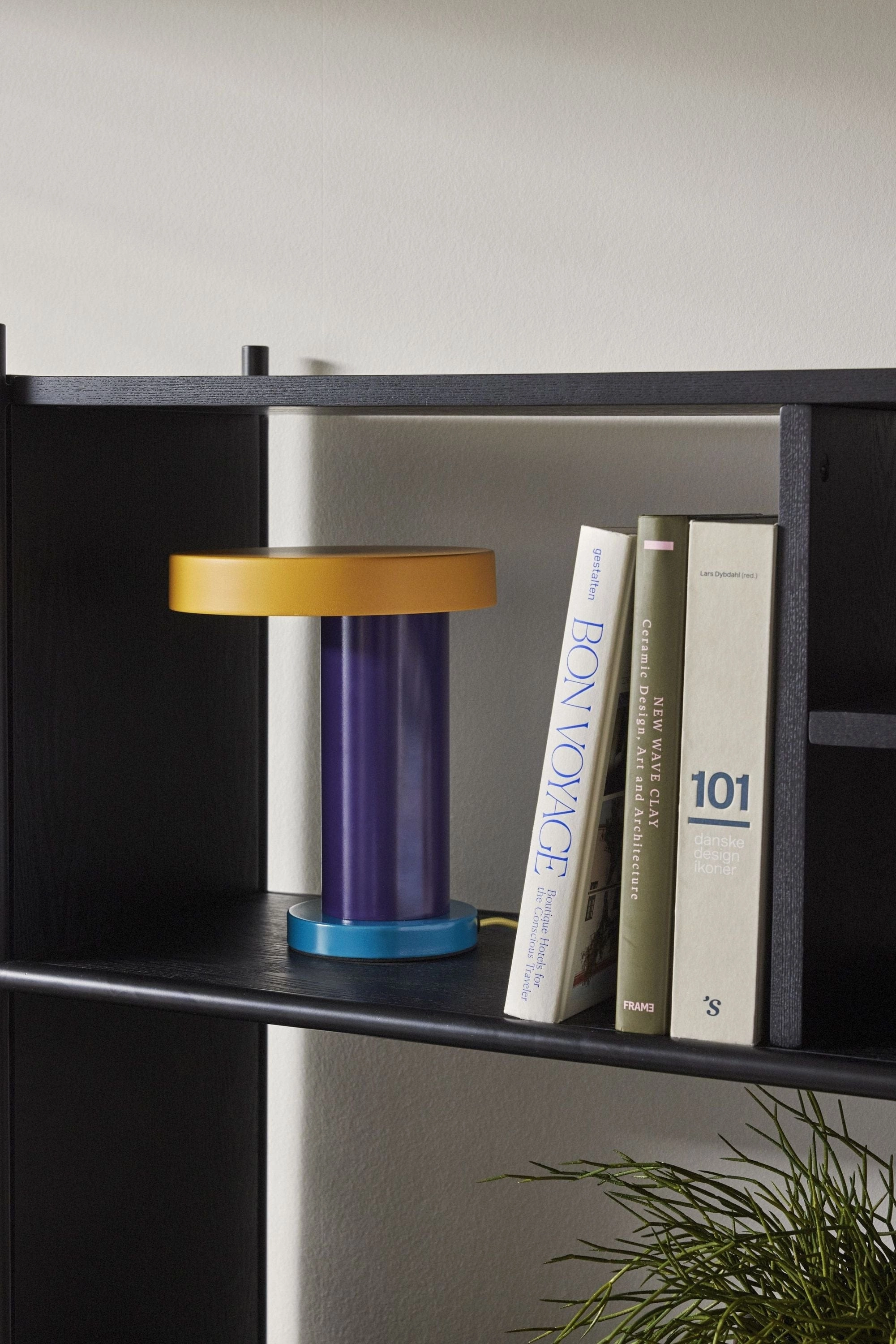 Hbsch Magic Table Lamp, Purple/Yellow