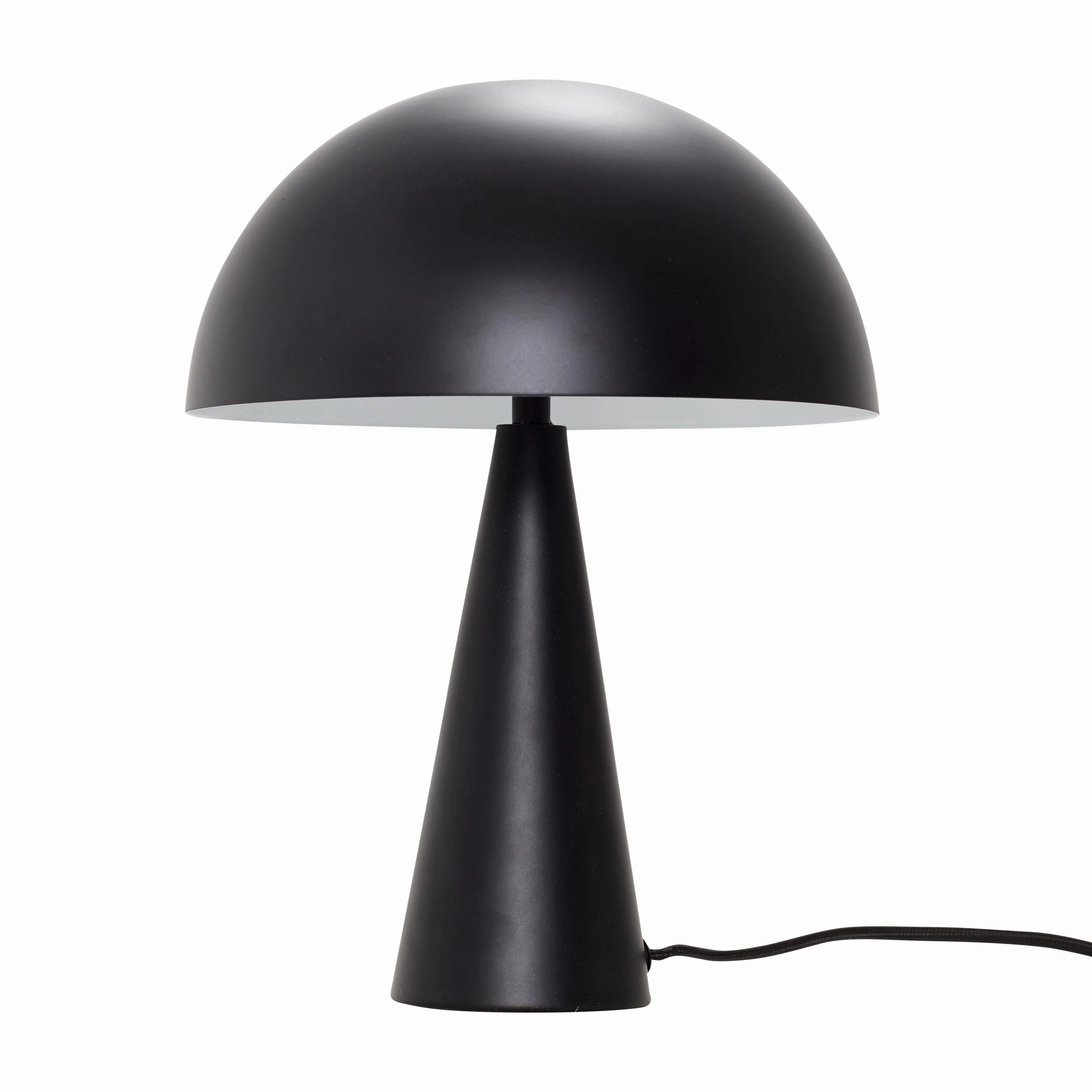 Hbsch Mush Table Lamp Mini, Black designer outdoor lamp