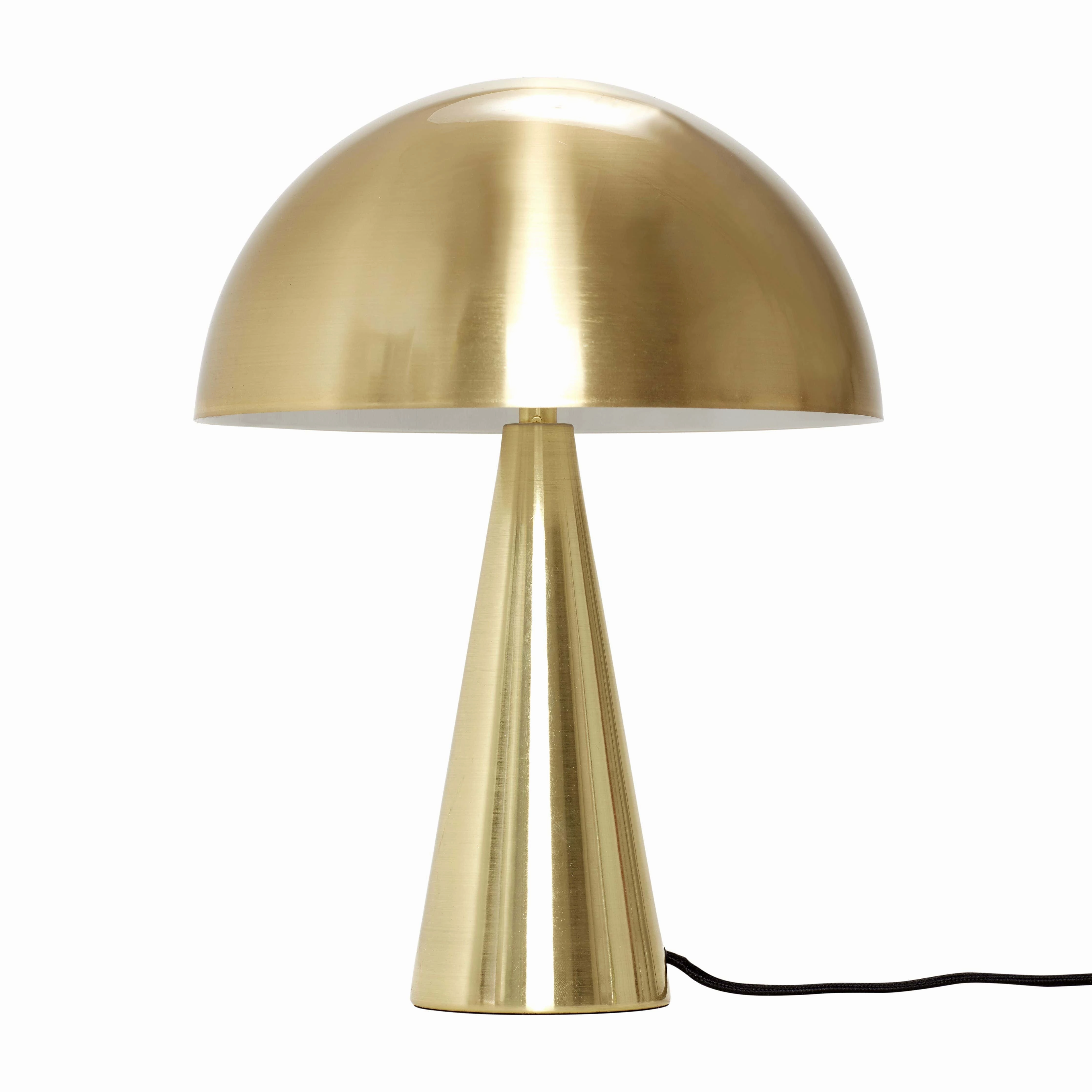 Hbsch Mush Table Lamp Mini, Brass designer outdoor lamp