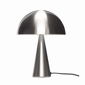 Hbsch Mush Table Lamp Mini, Nickel designer outdoor lamp