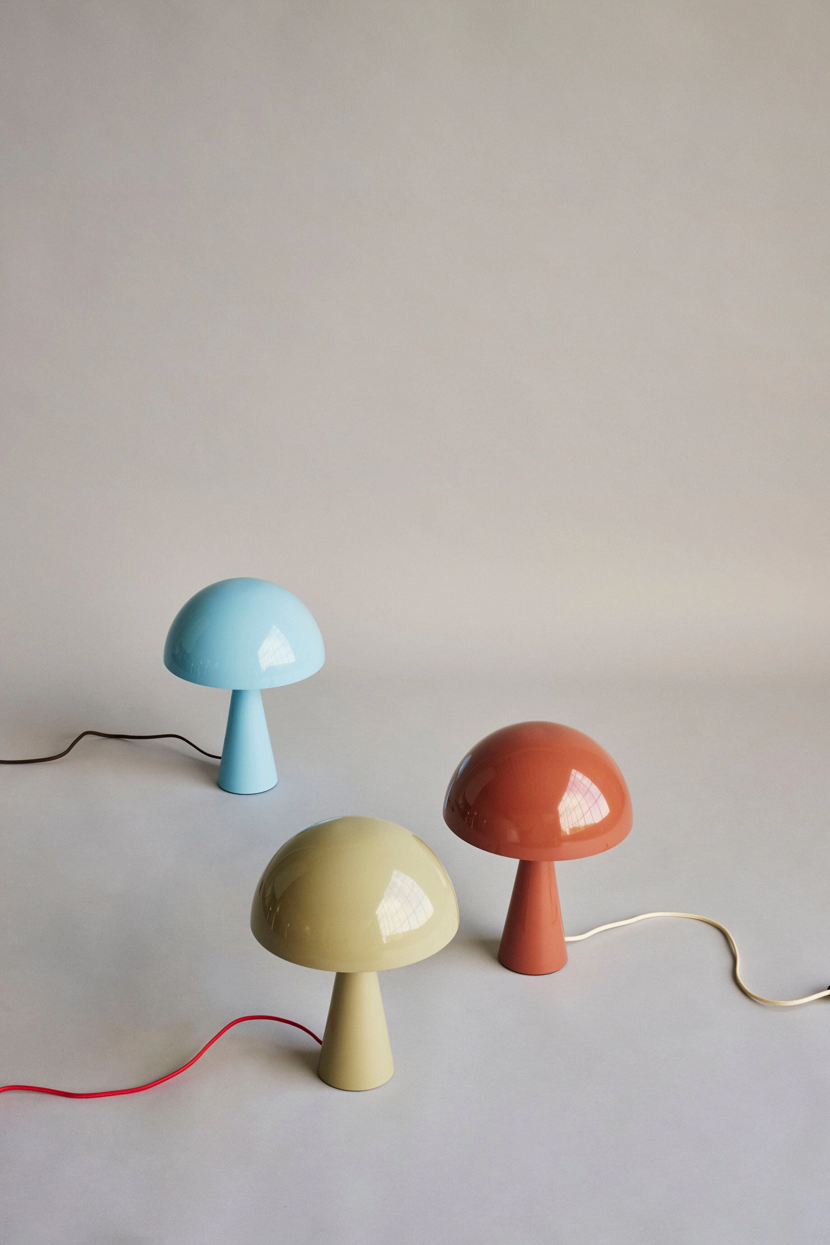Hbsch Mush Table Lamp Mini, Red
