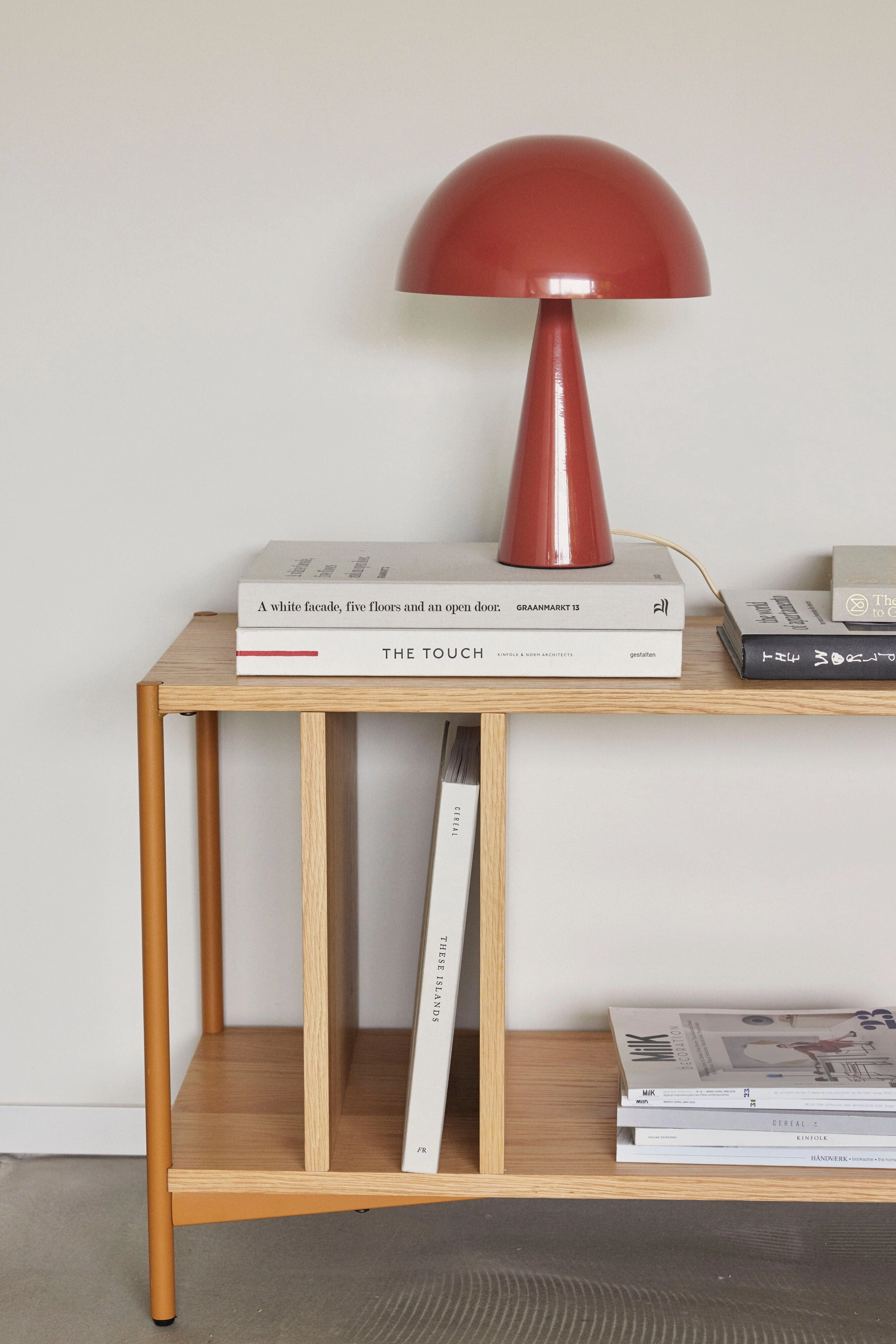 Hbsch Mush Table Lamp Mini, Red
