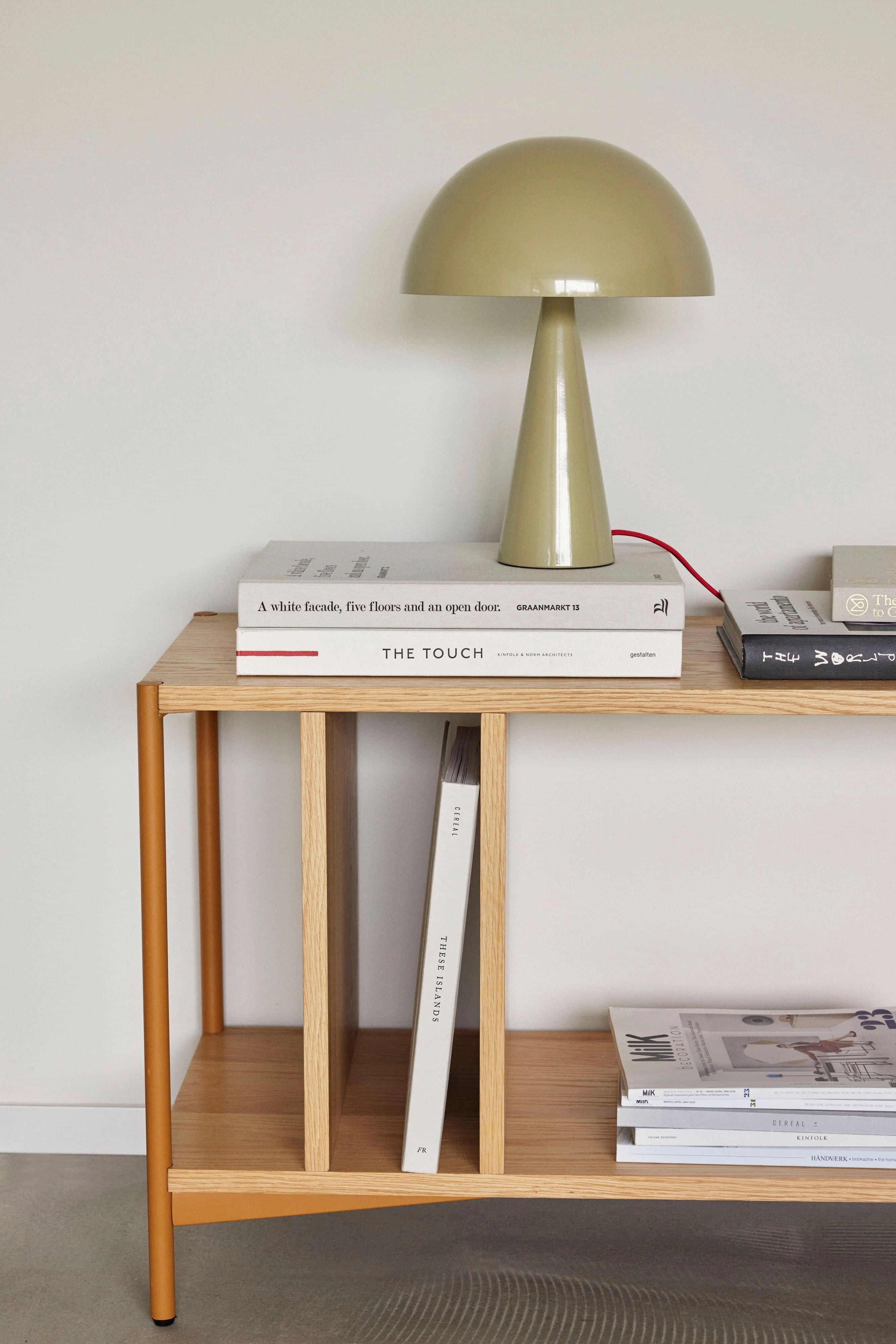 Hbsch Mush Table Lamp Mini, Sand