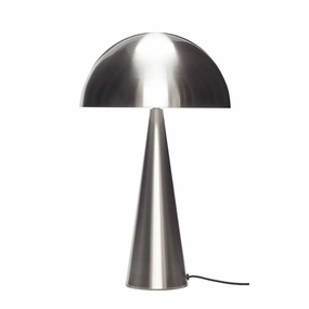 Hbsch Mush Table Lamp Tall, Nickel designer outdoor lamp
