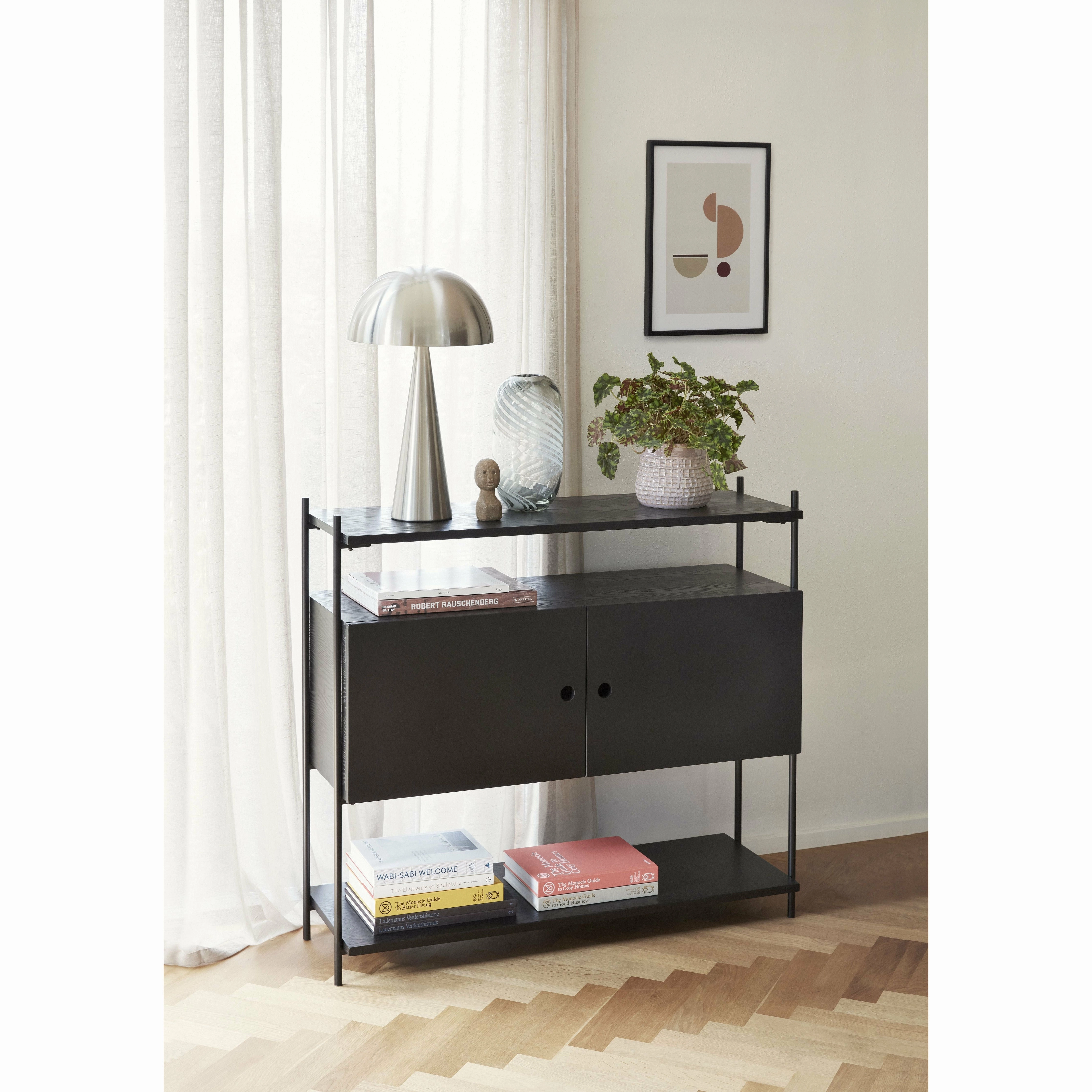 Hbsch Mush Table Lamp Tall, Nickel