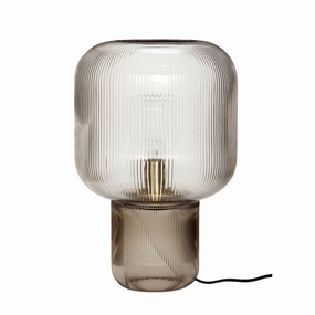 Hbsch Pirum Table Lamp Glass Smoke designer outdoor lamp