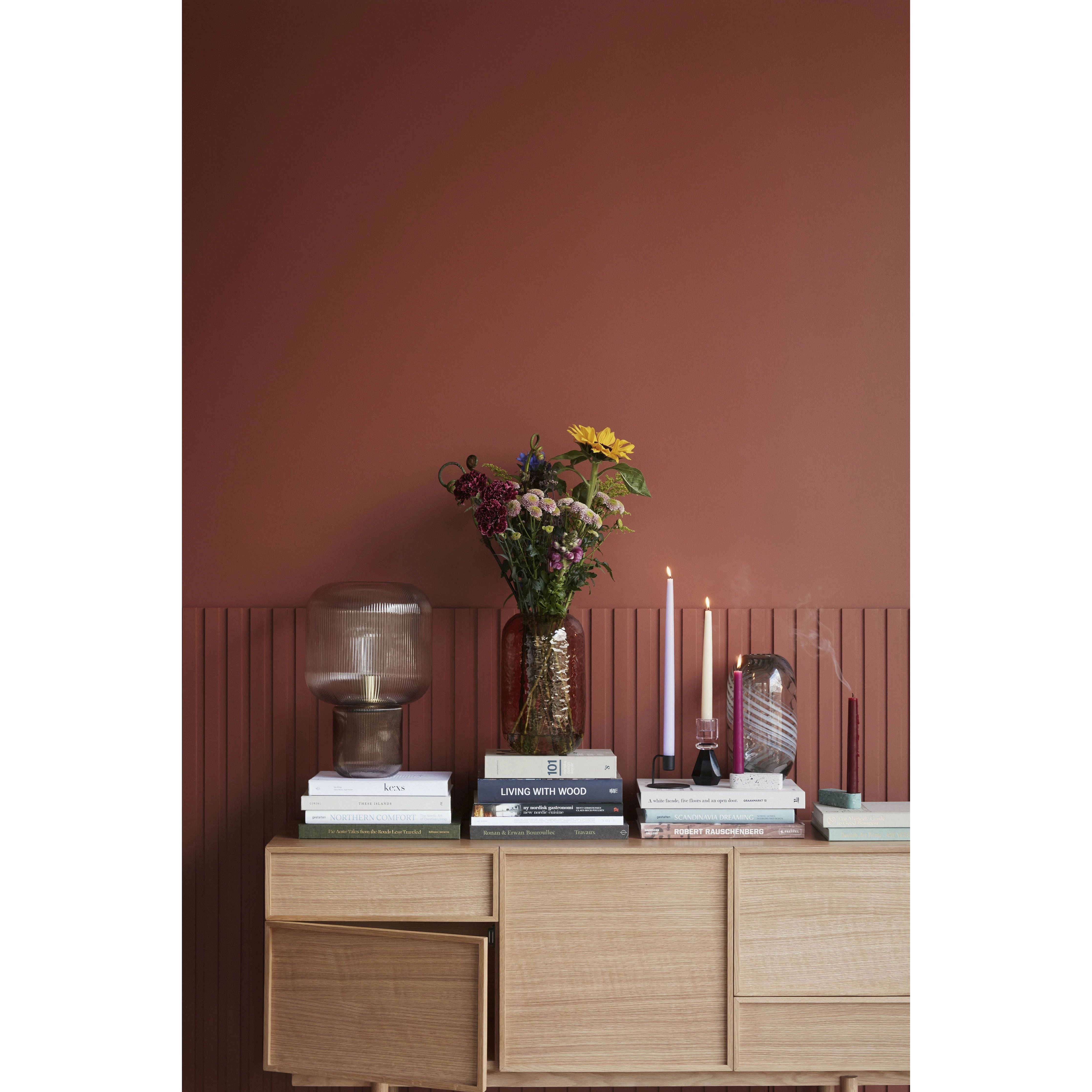 Hbsch Pirum Table Lamp Glass Smoke