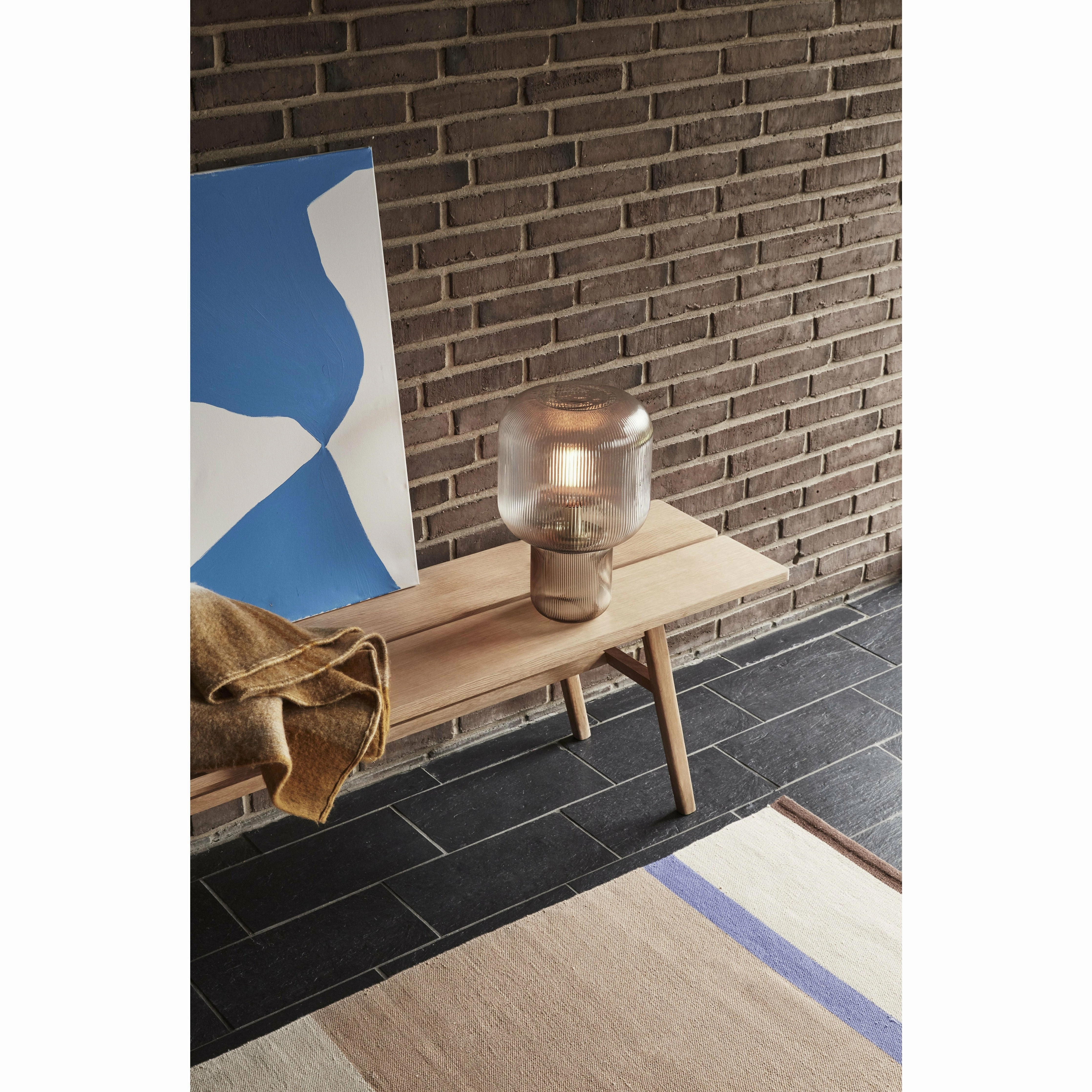 Hbsch Pirum Table Lamp Glass Smoke