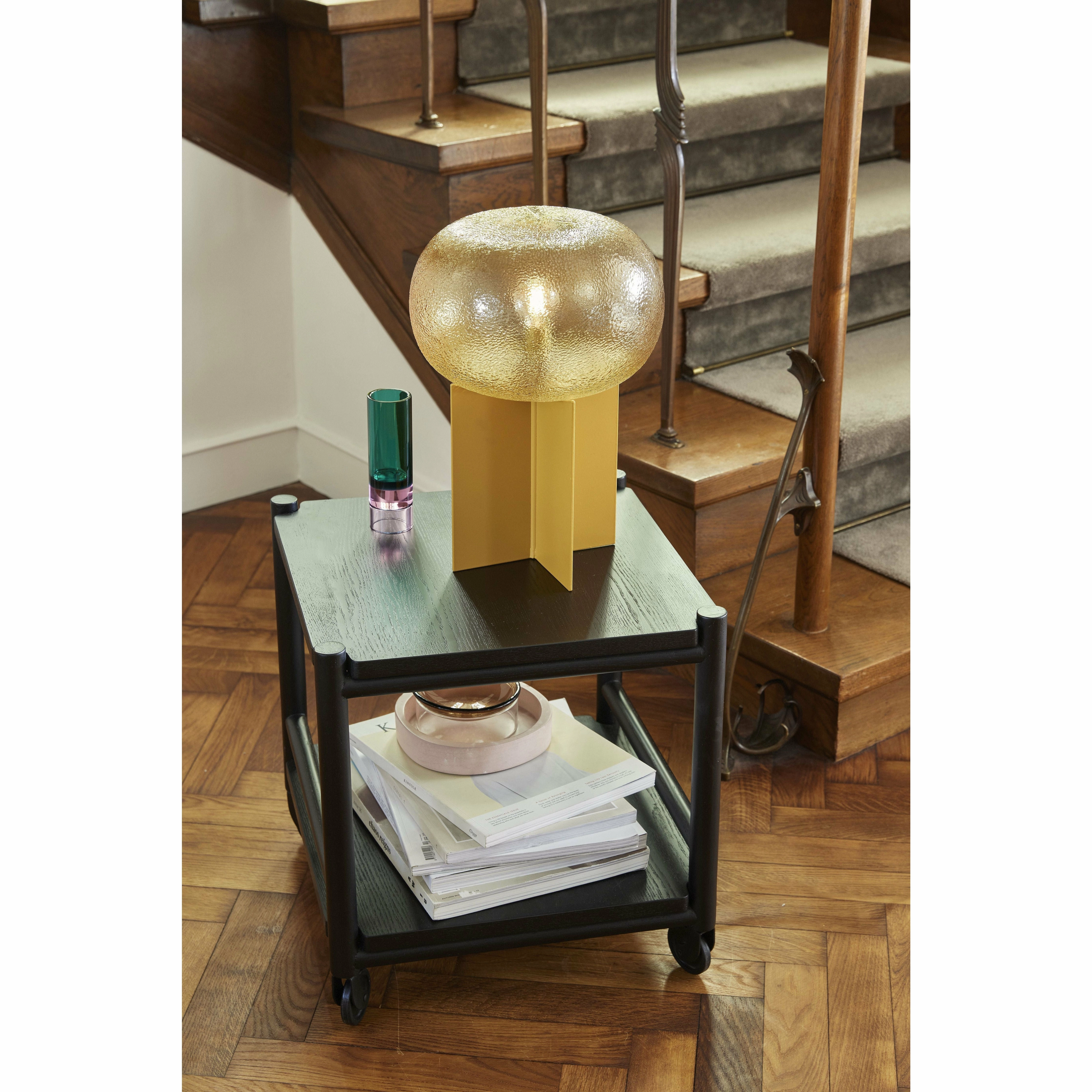 Hbsch Podium Table Lamp Glass Amber
