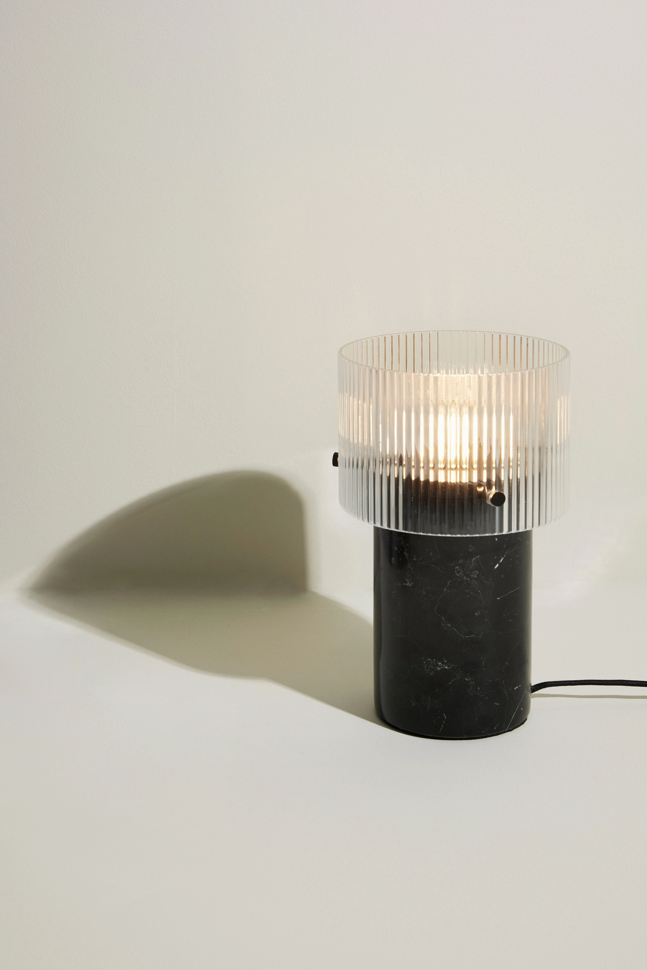 Hbsch Revolve Table Lamp Black