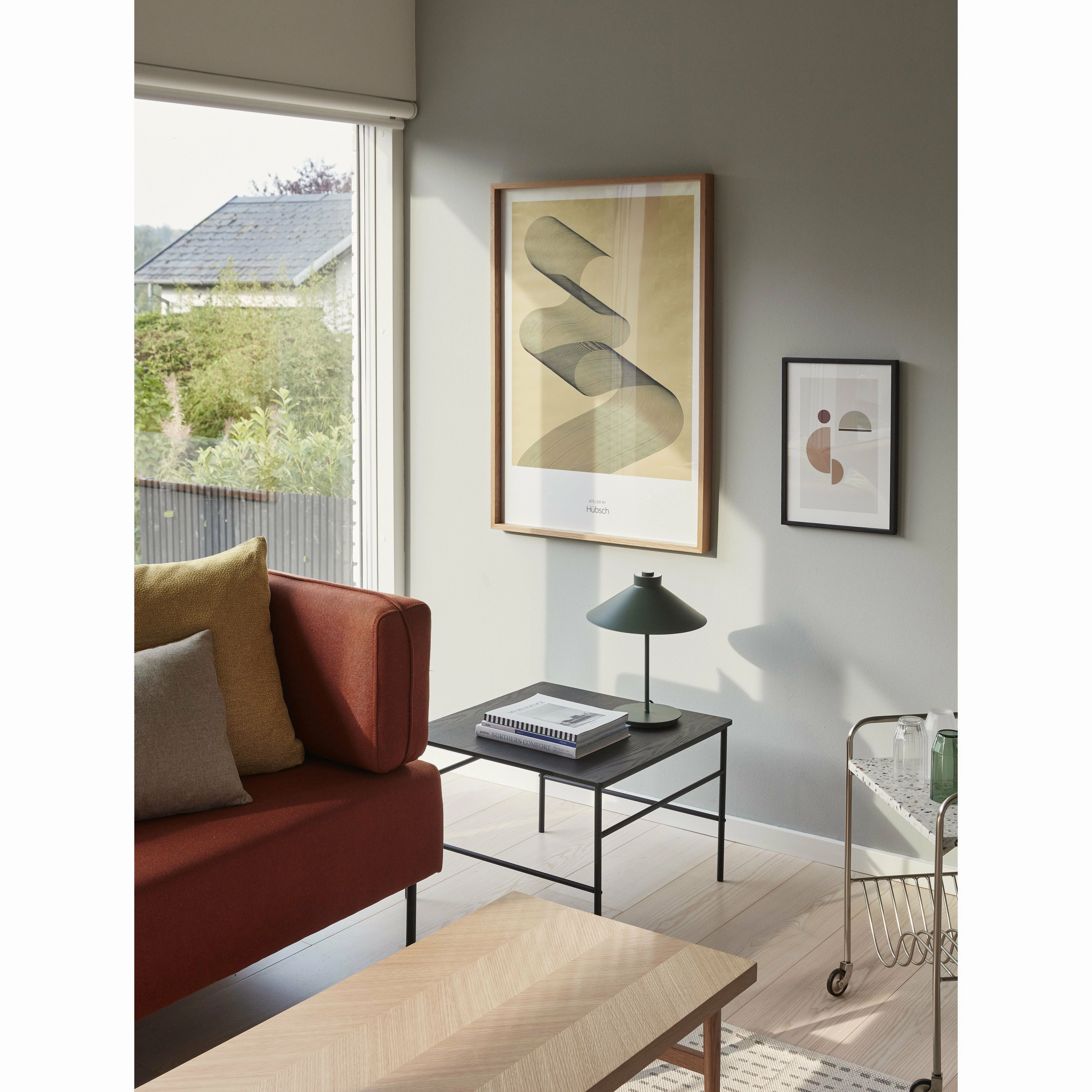 Hbsch Shape Table Lamp Metal Green