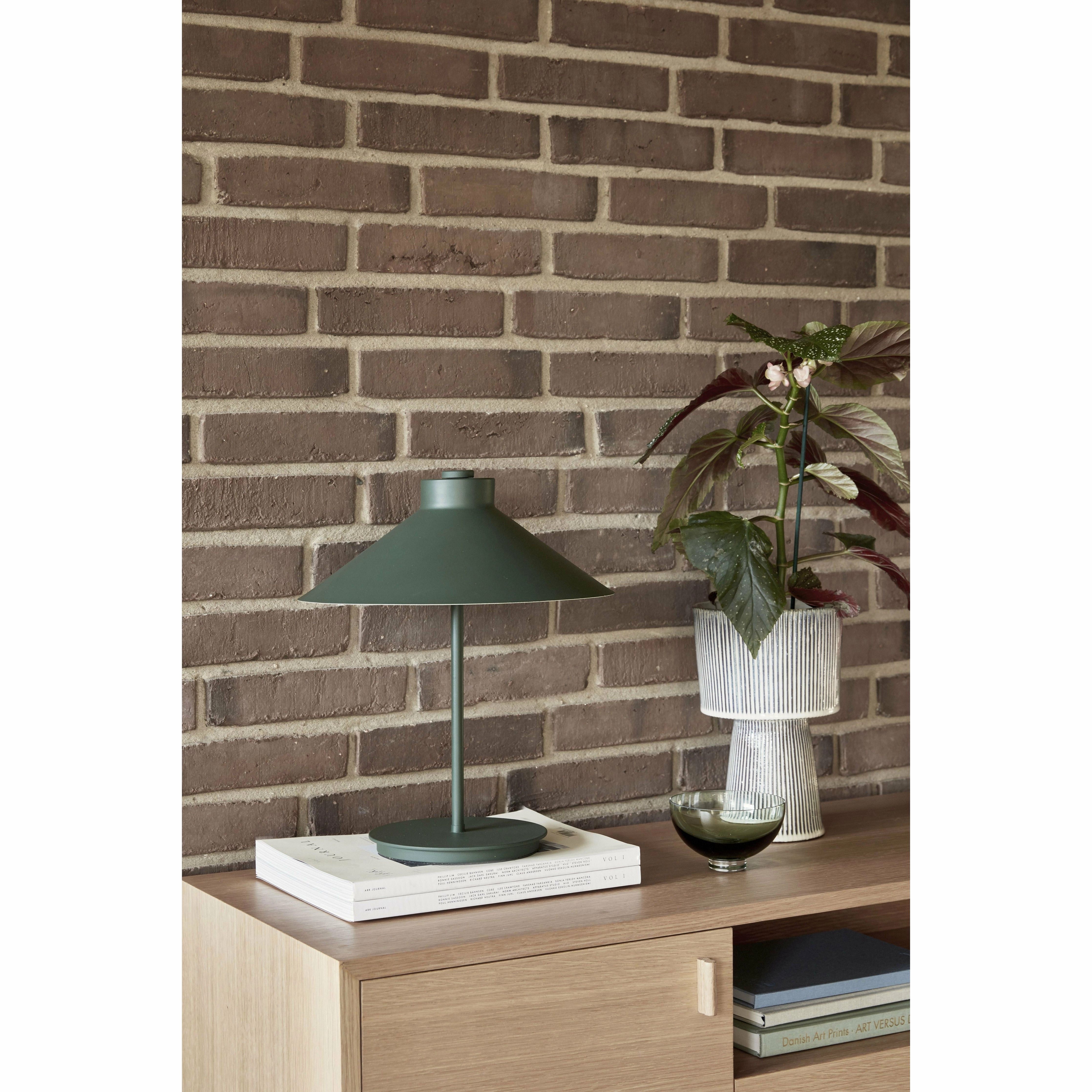 Hbsch Shape Table Lamp Metal Green